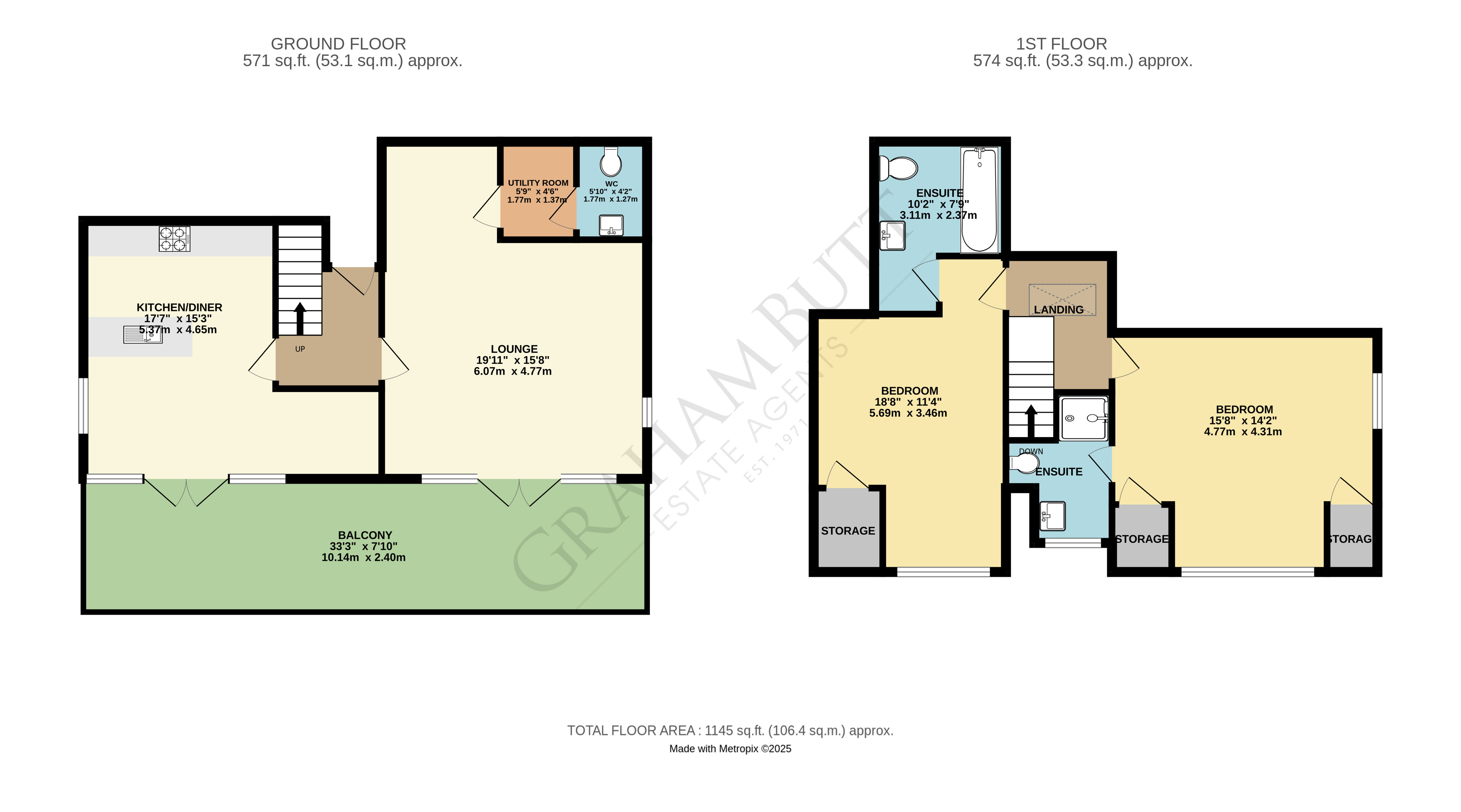 Floorplan for South Strand, East Preston, West Sussex