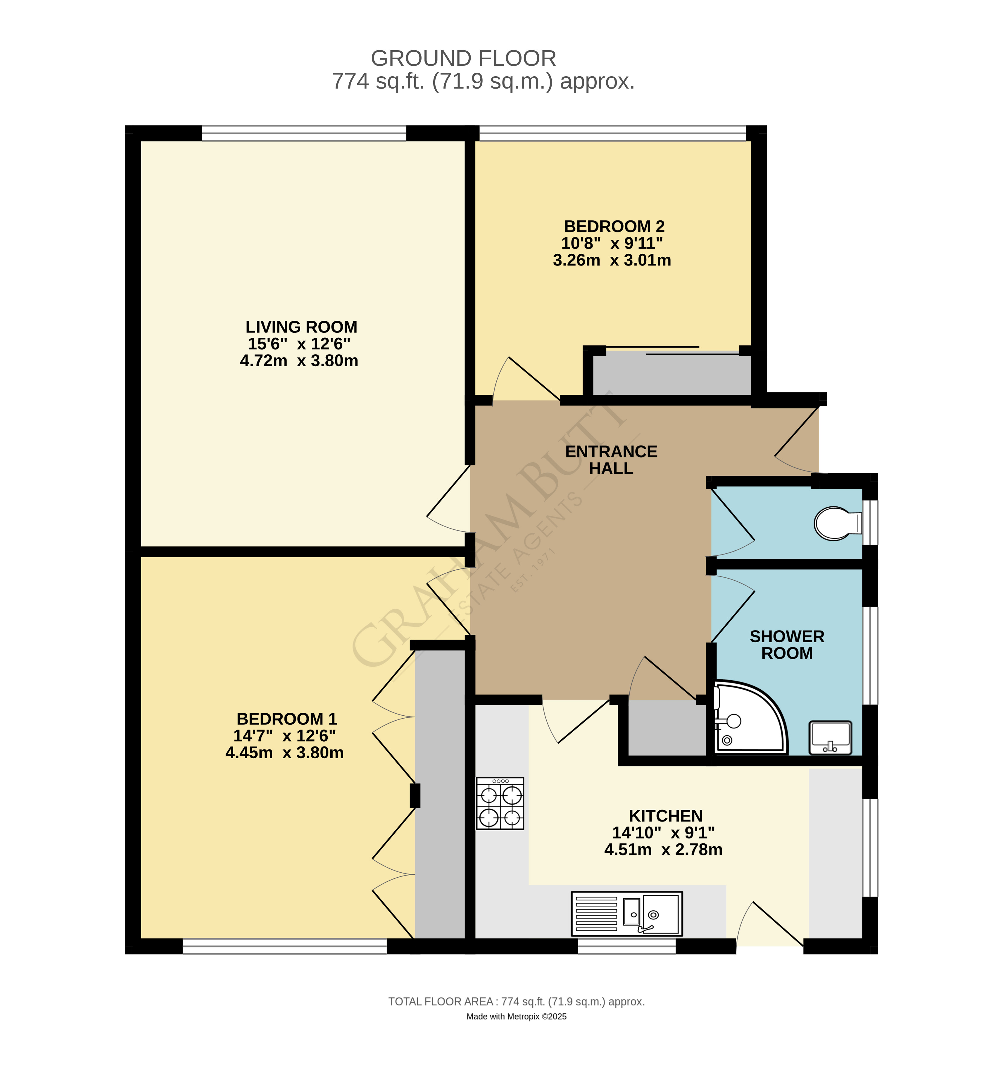 Floorplan for Rustington, Littlehampton, West Sussex