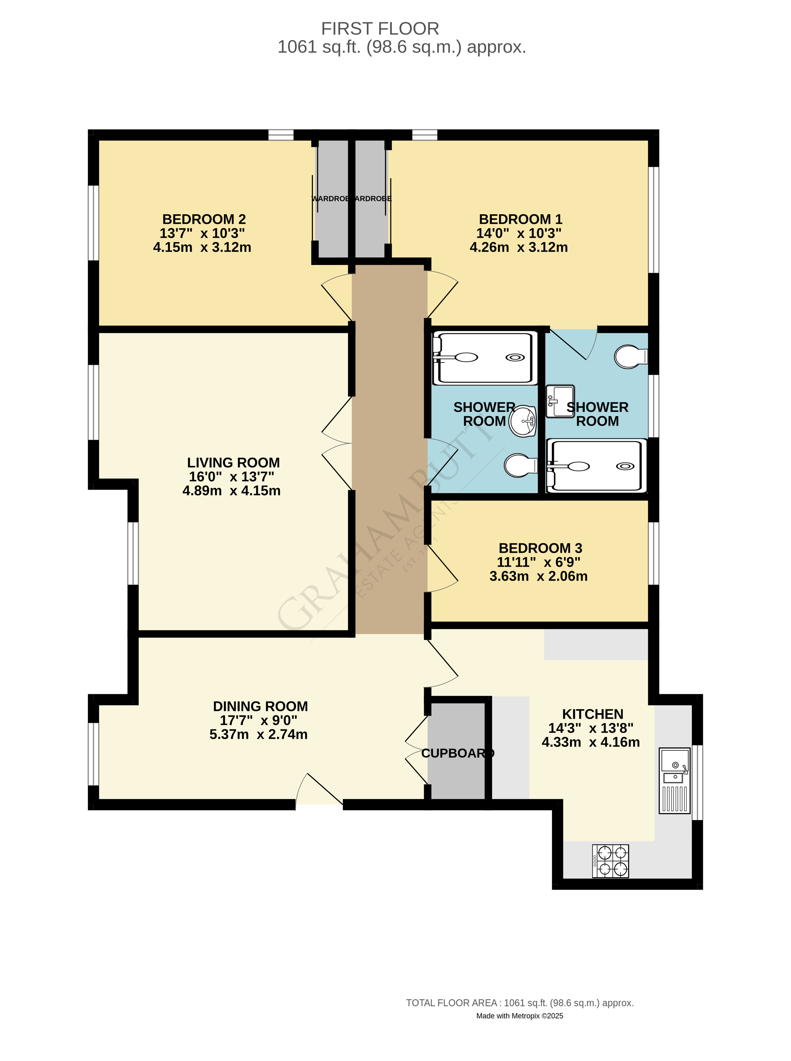 Floorplan for Cleeves Way, Rustington, Littlehampton