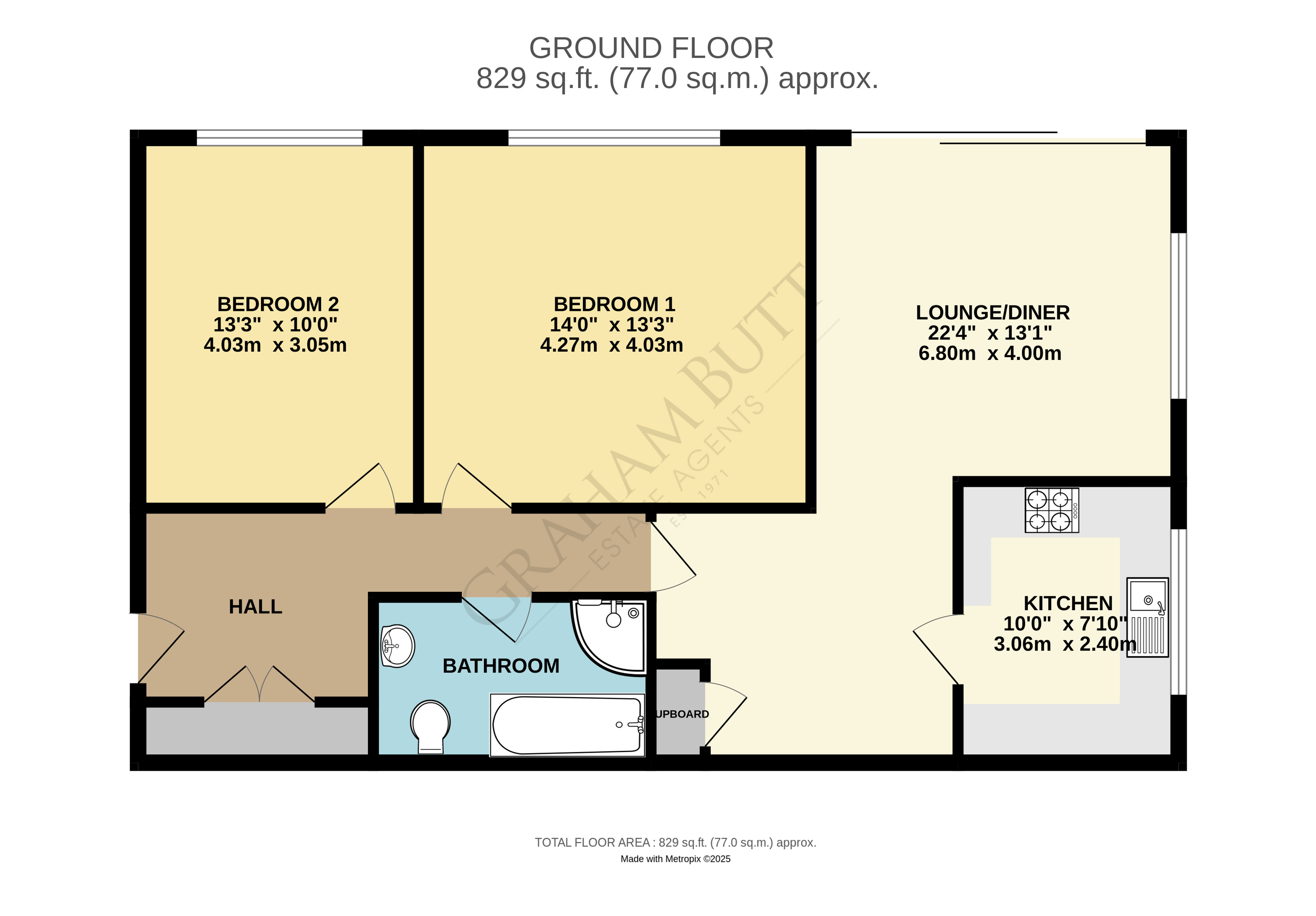 Floorplan for Rustington, Littlehampton, West Sussex