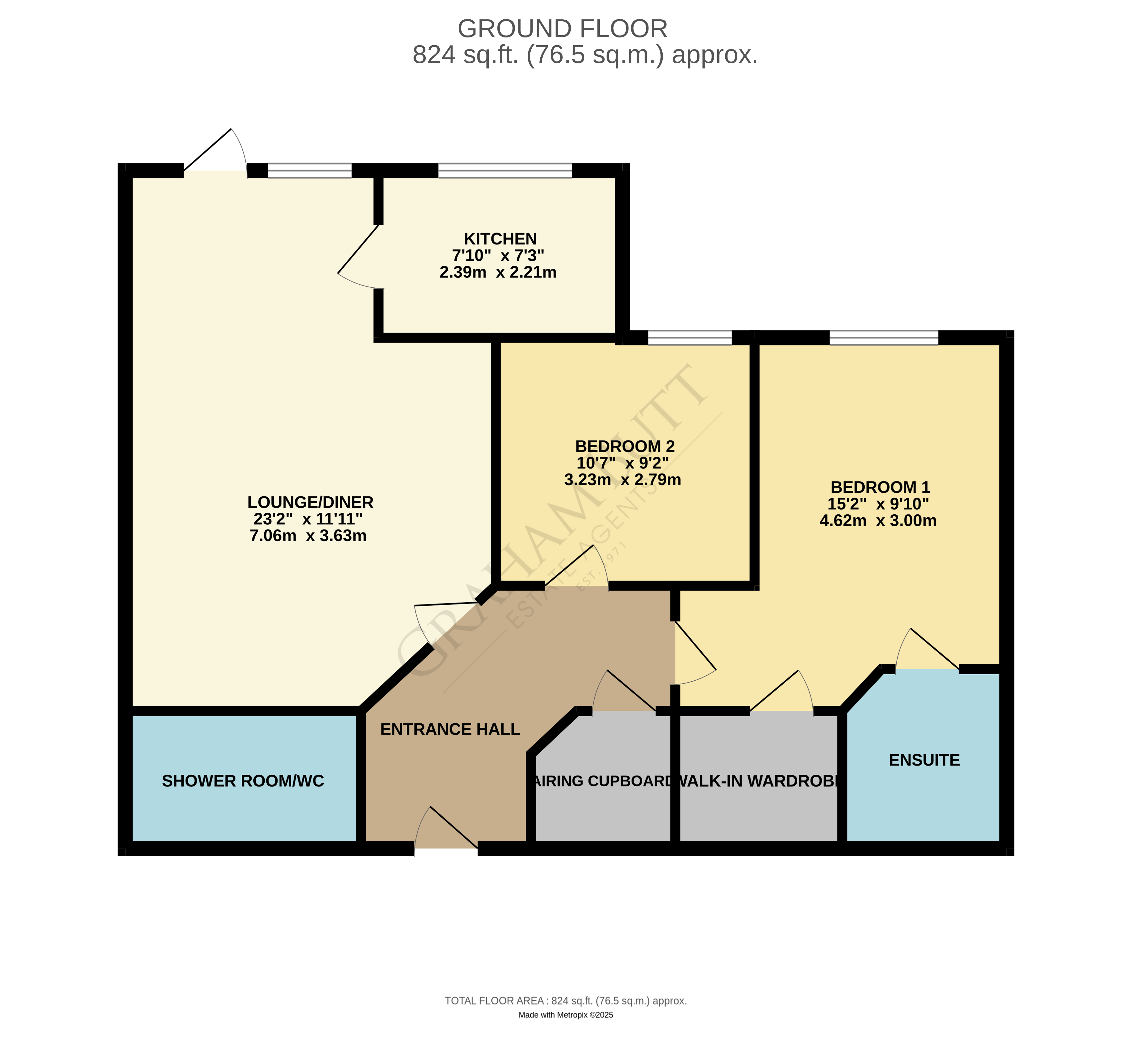 Floorplan for Goring-by-Sea, Worthing, West Sussex