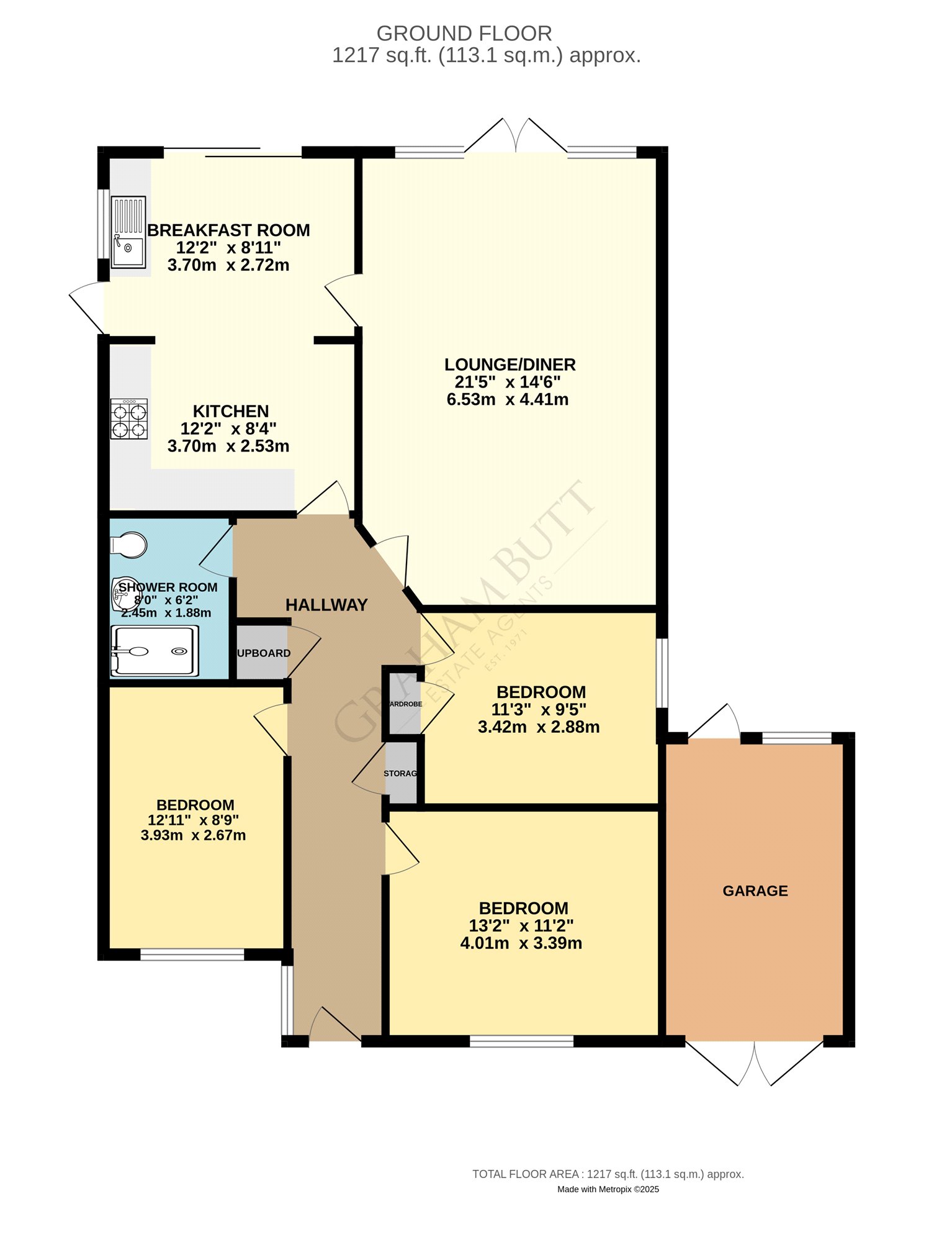 Floorplan for Rustington, Littlehampton, West Sussex