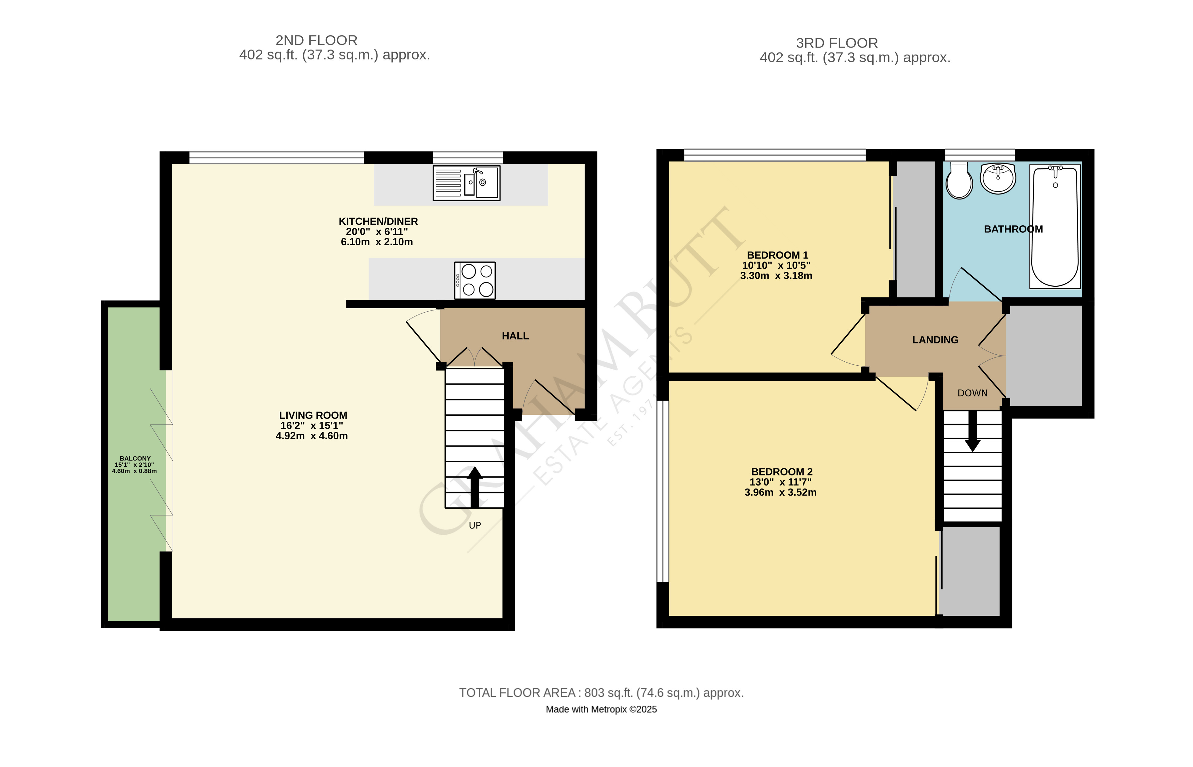 Floorplan for Rustington, Littlehampton, West Sussex