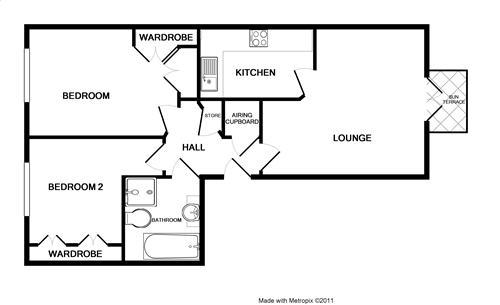 Floorplan for Harsfold Close, Rustington, West Sussex