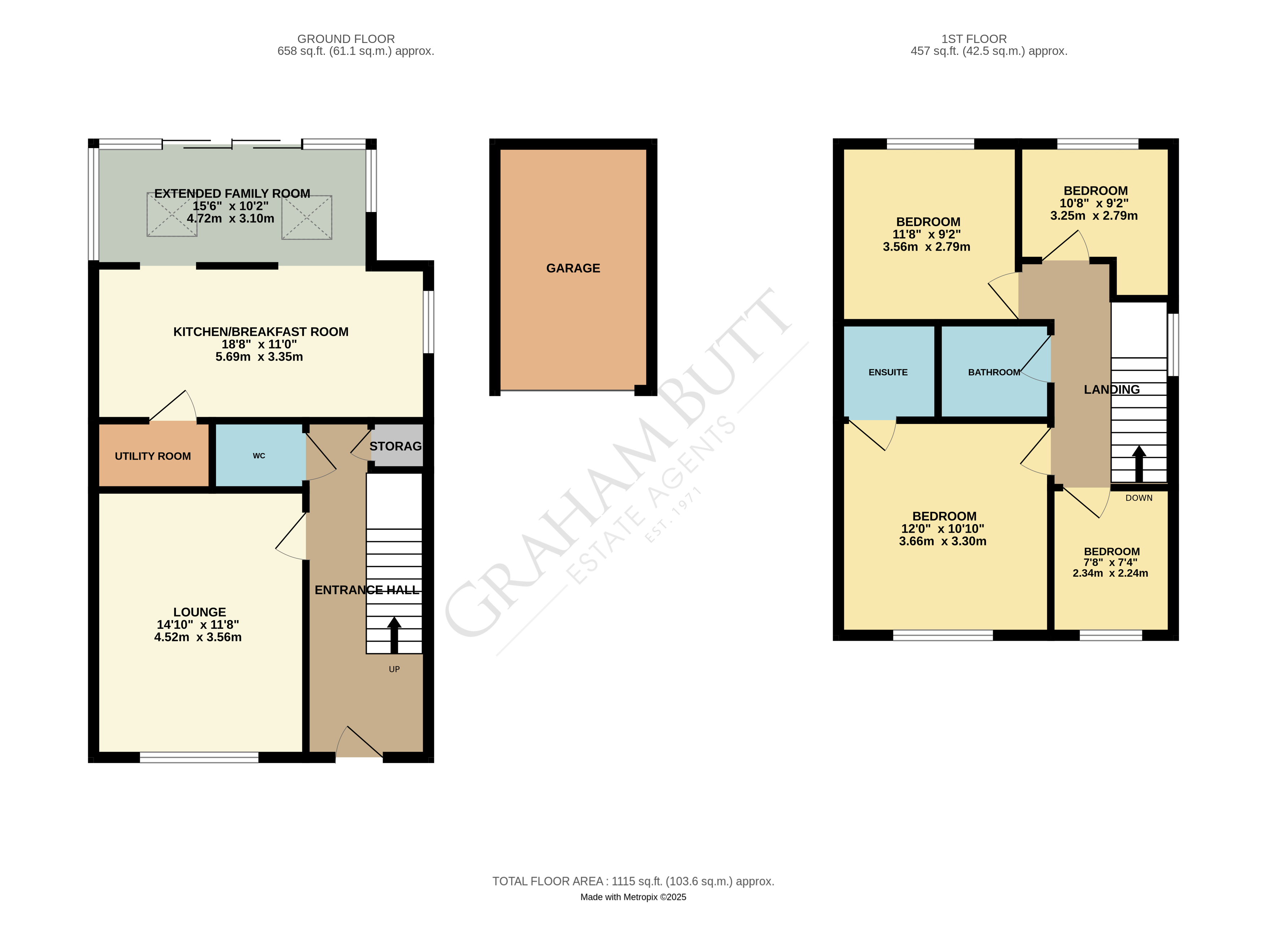Floorplan for Worthing, West Sussex
