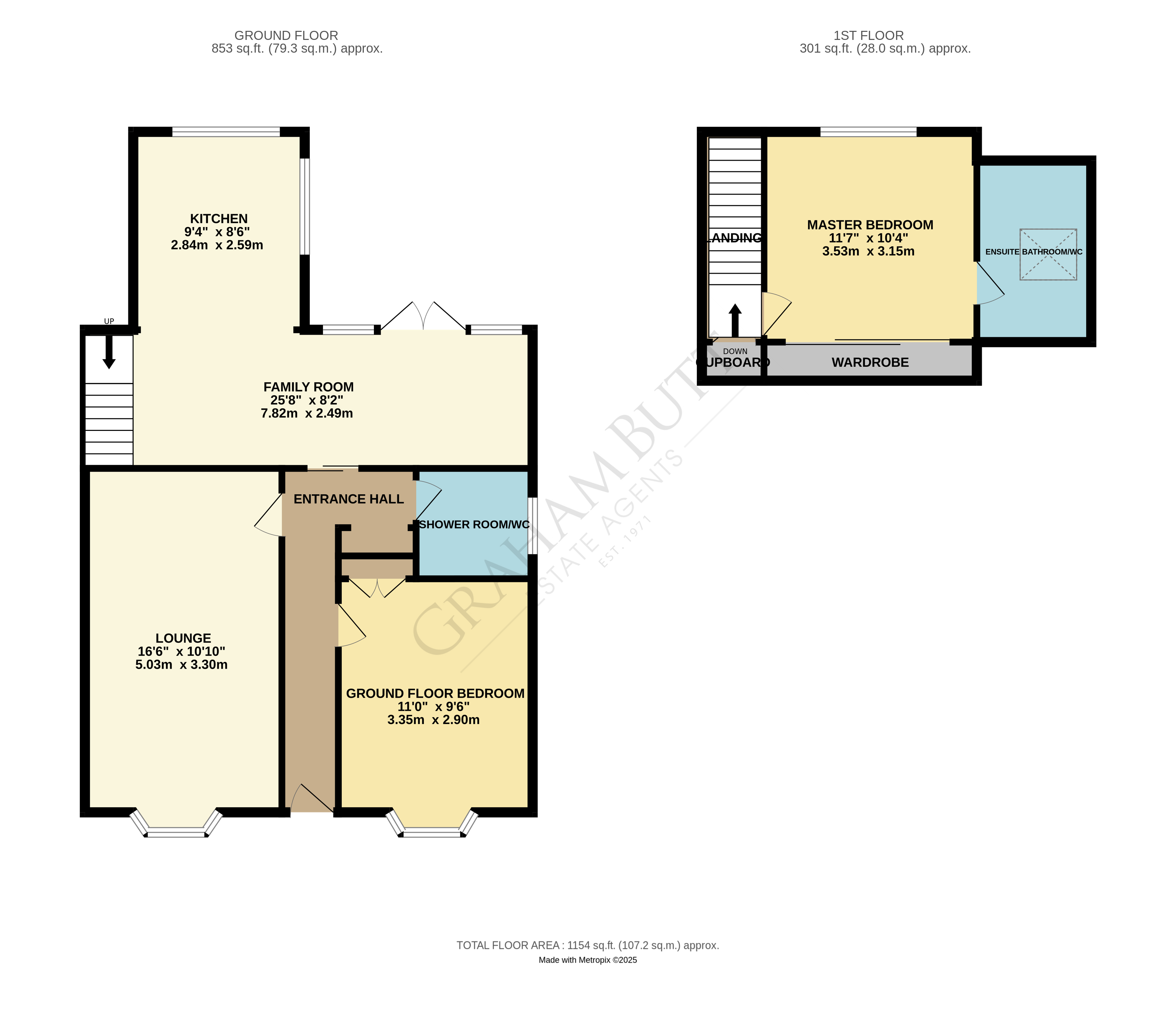 Floorplan for Lancing, West Sussex
