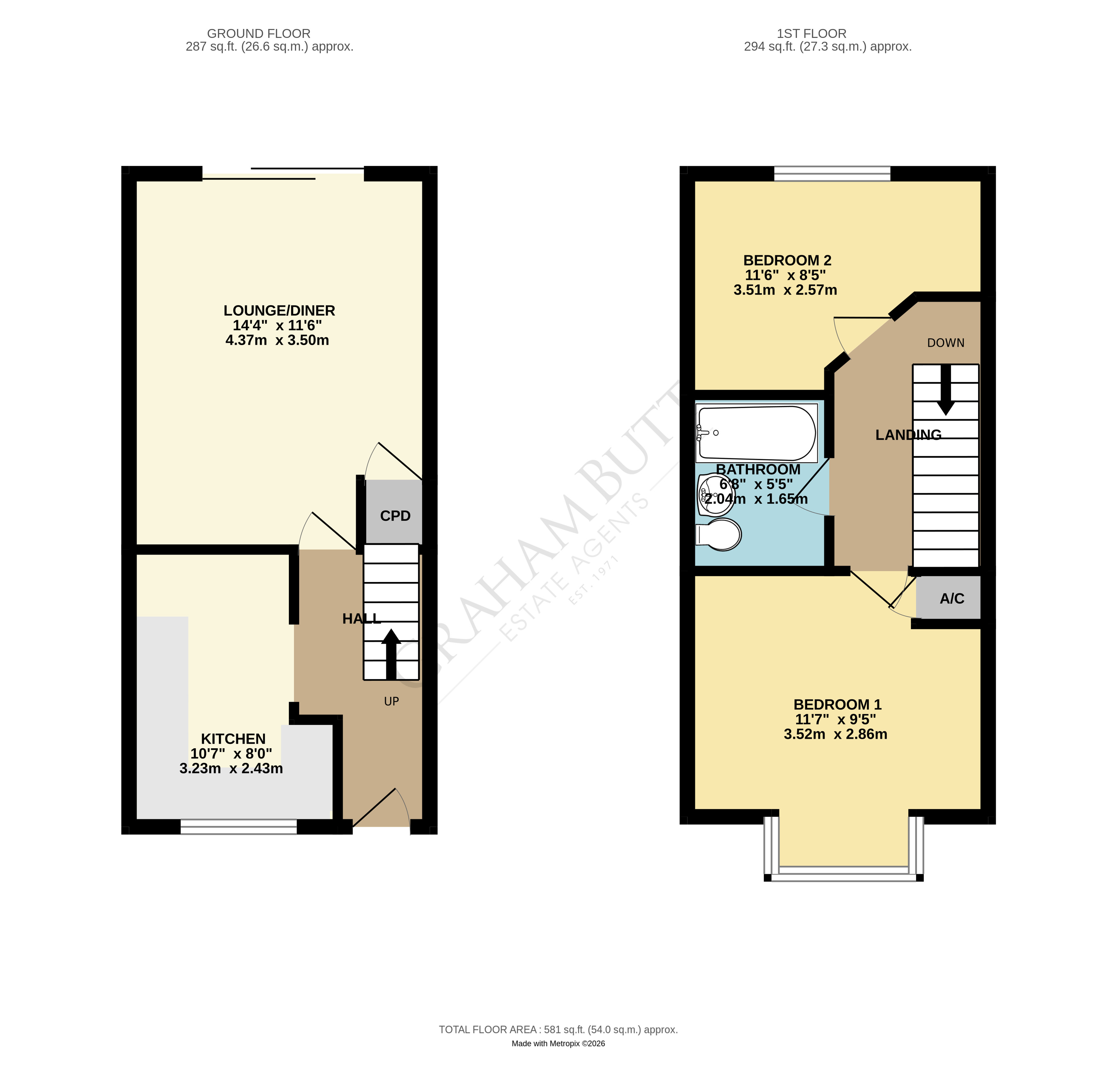 Floorplan for Littlehampton, West Sussex