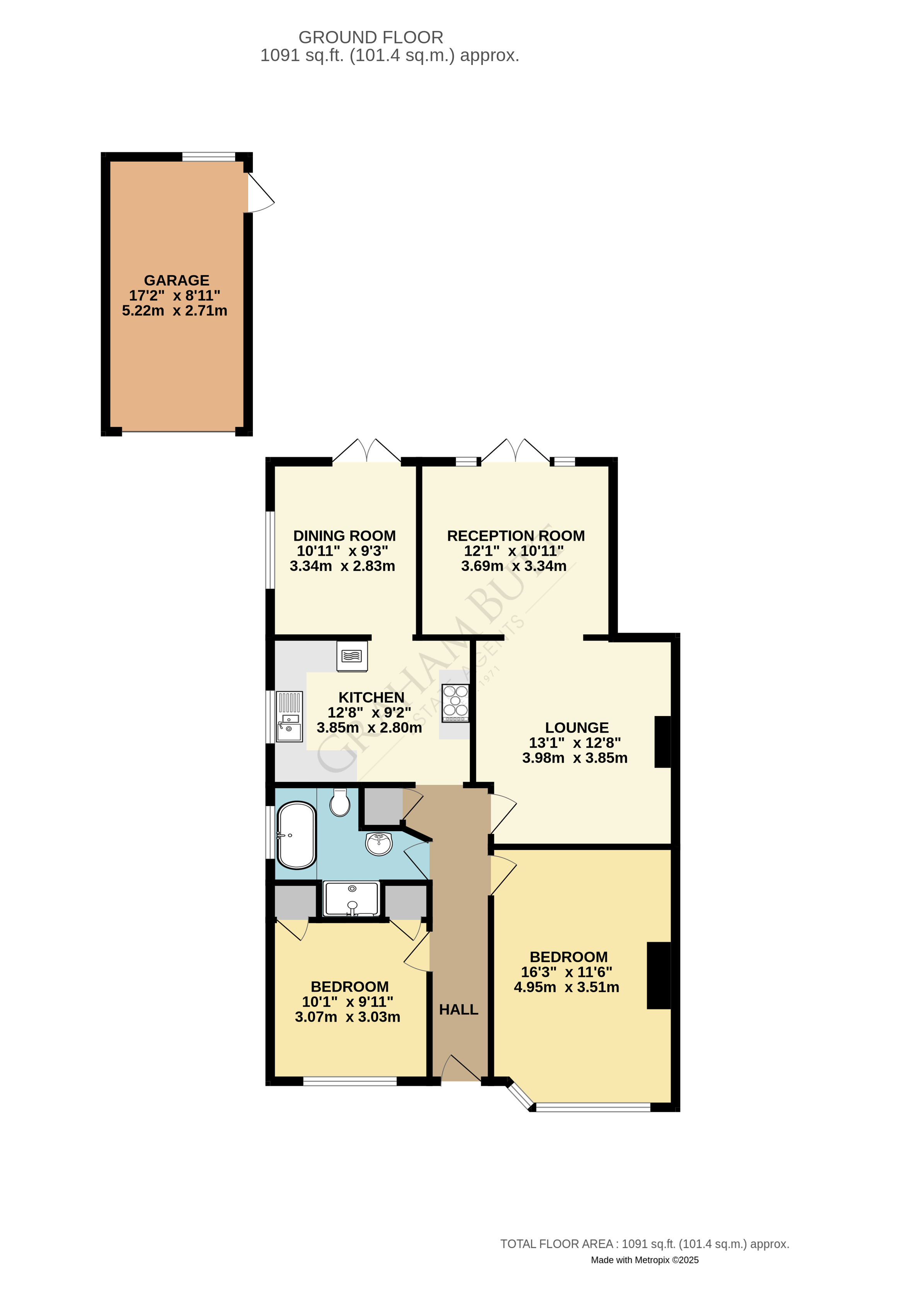 Floorplan for East Preston, Littlehampton, West Sussex