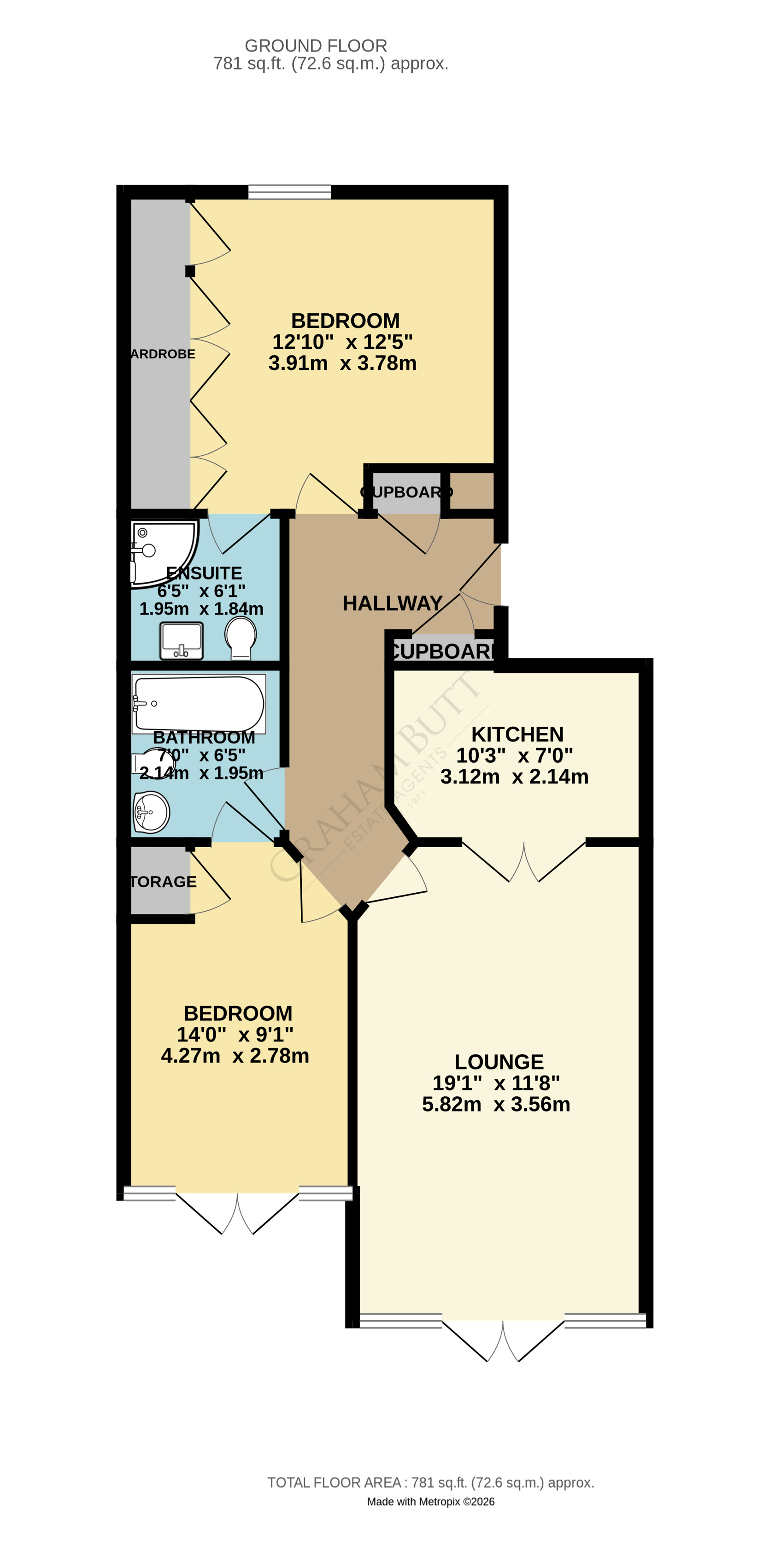Floorplan for Harsfold Road, Rustington, West Sussex