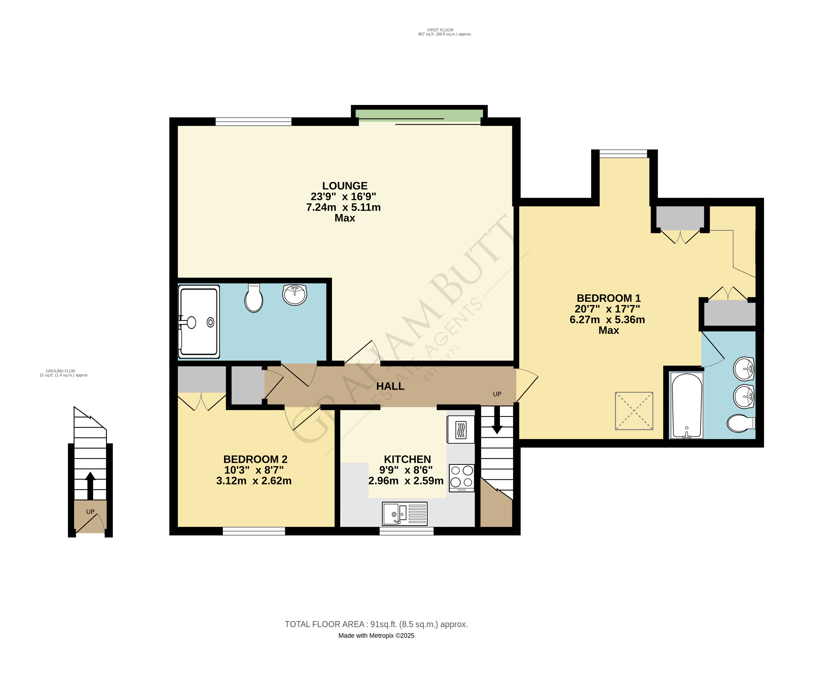 Floorplan for Rustington, Littlehampton, West Sussex