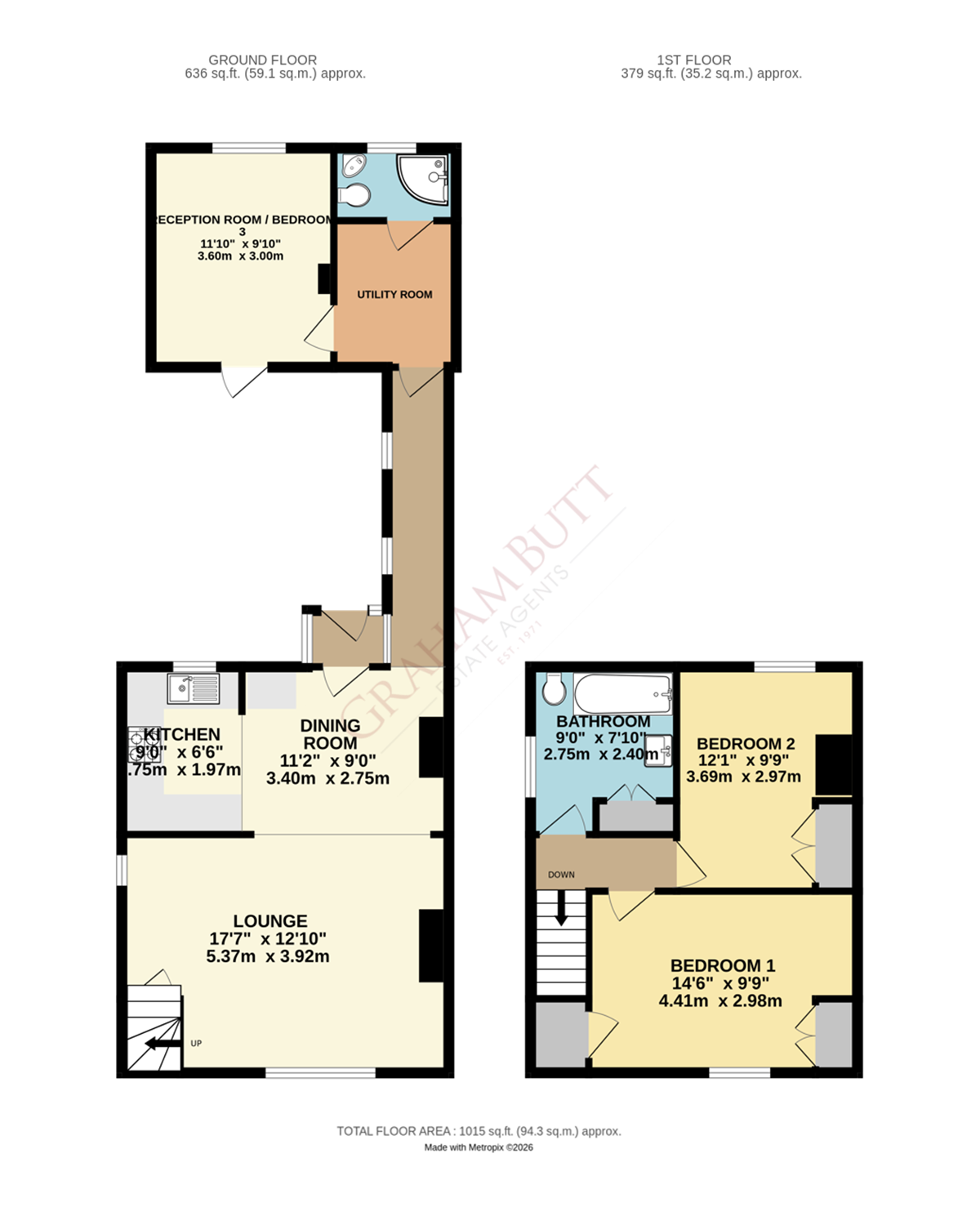 Floorplan for Rustington, Littlehampton, West Sussex
