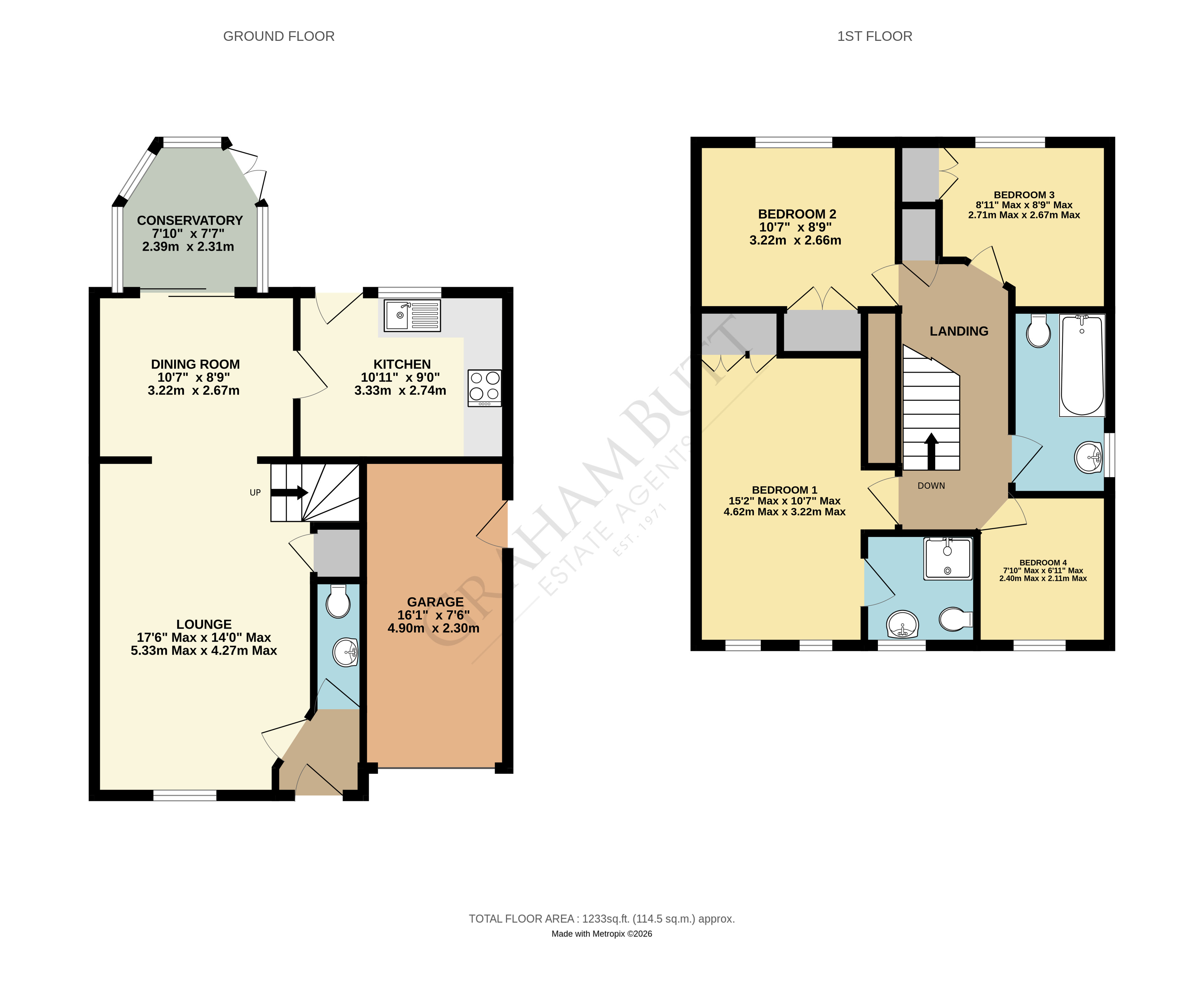 Floorplan for Littlehampton, West Sussex