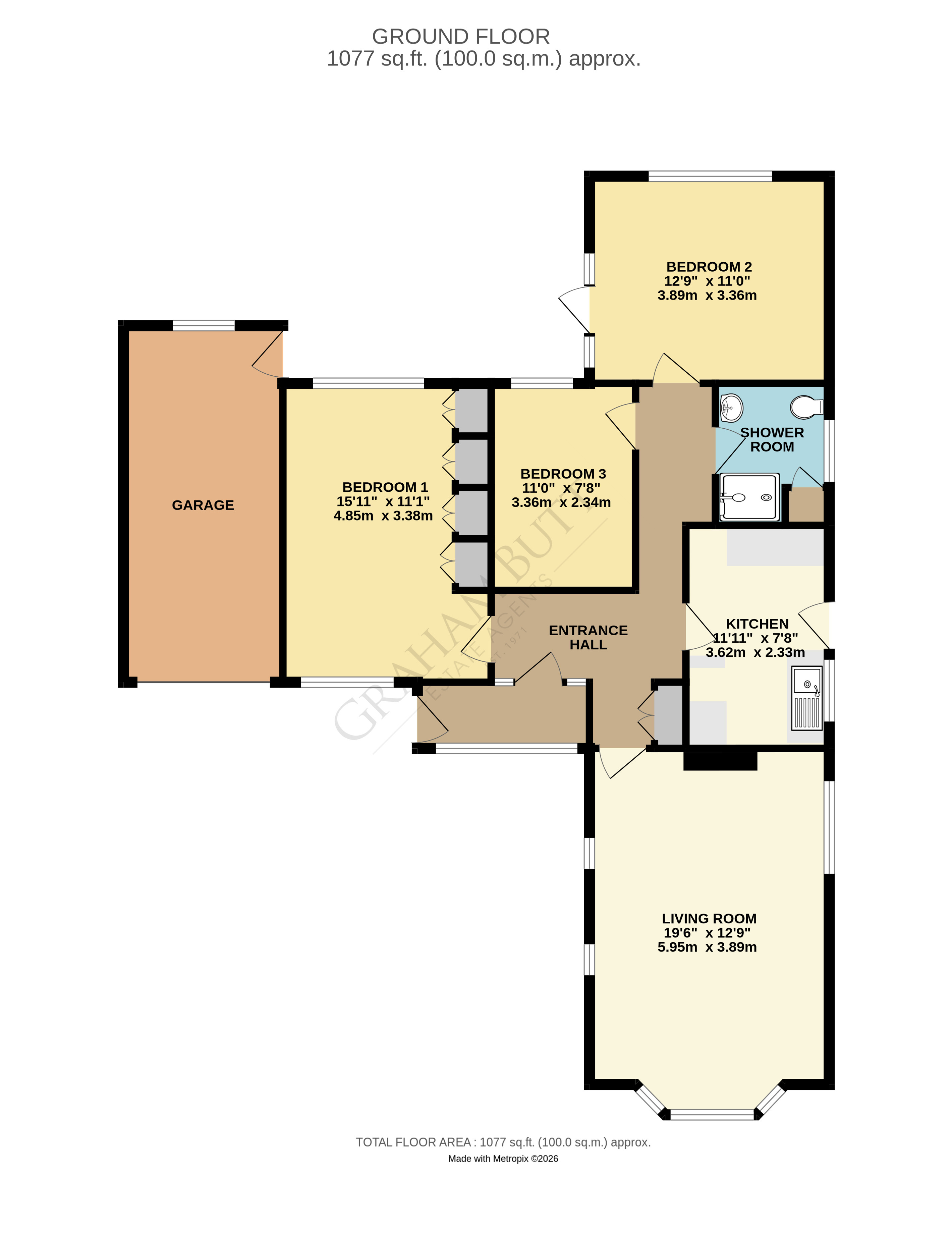 Floorplan for Rustington, Littlehampton, West Sussex