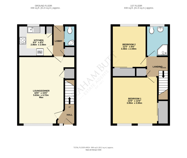 Floorplan for East Preston, Littlehampton, West Sussex