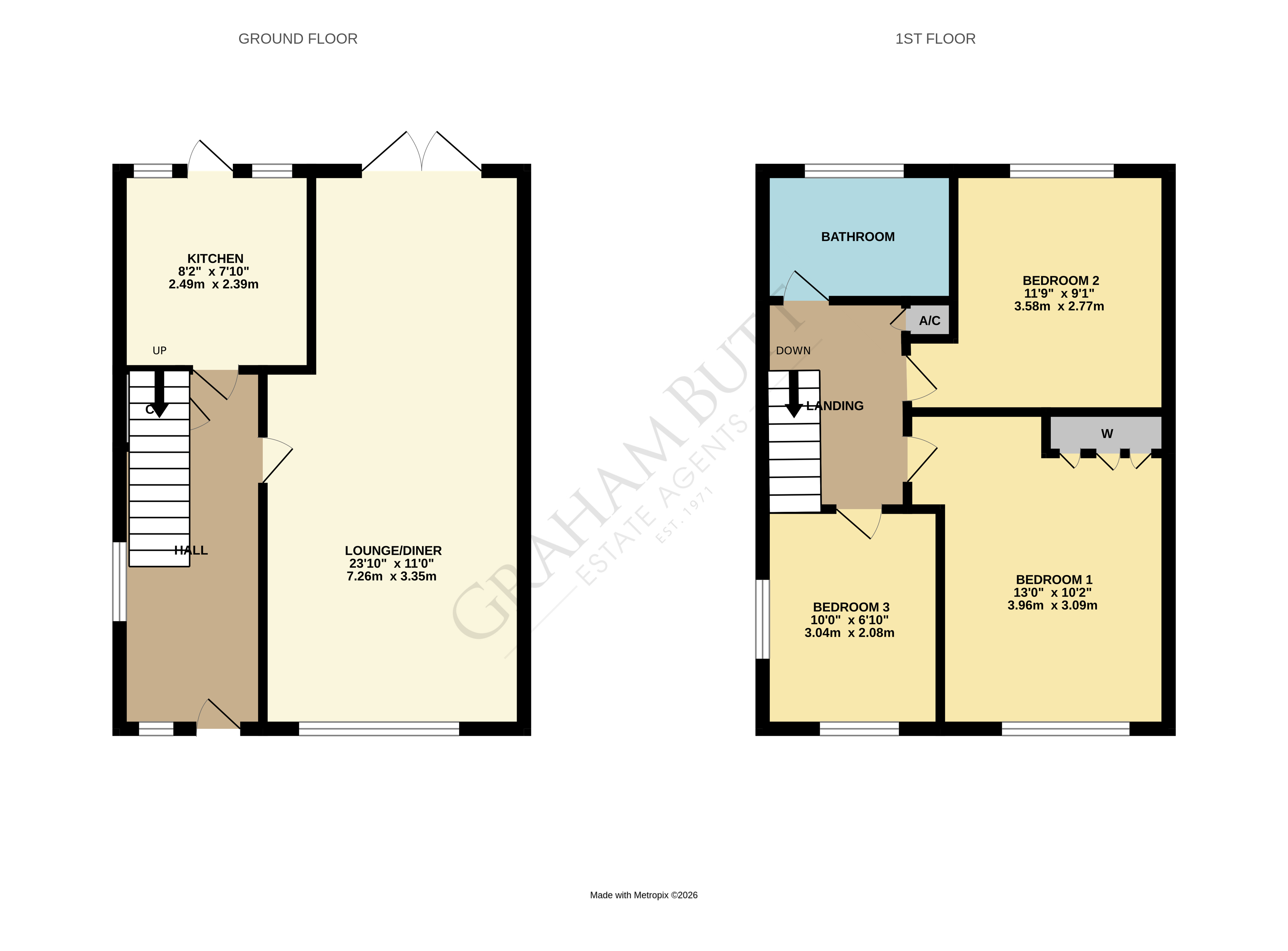 Floorplan for Rustington, Littlehampton, West Sussex