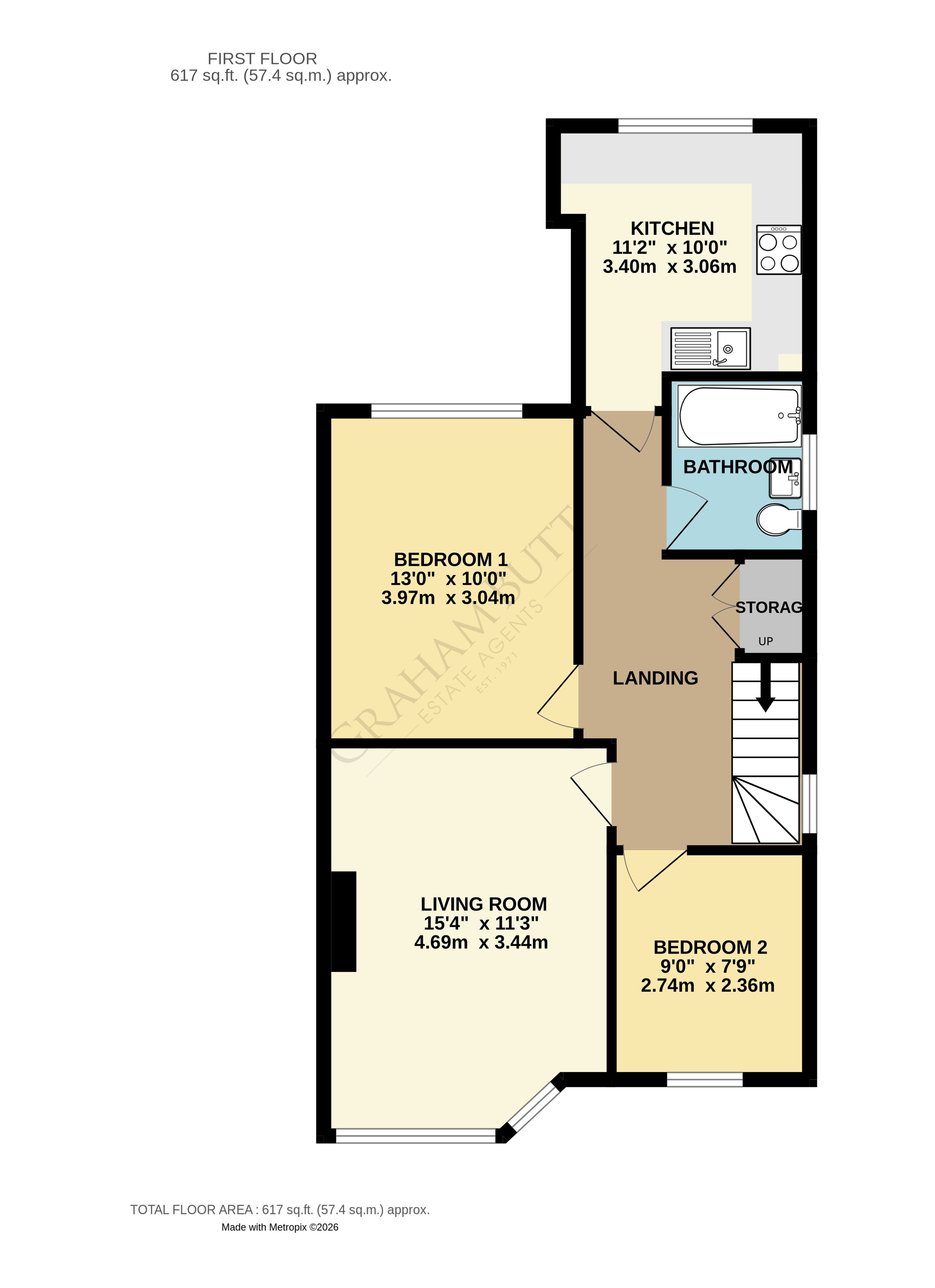 Floorplan for Rustington, Littlehampton, West Sussex
