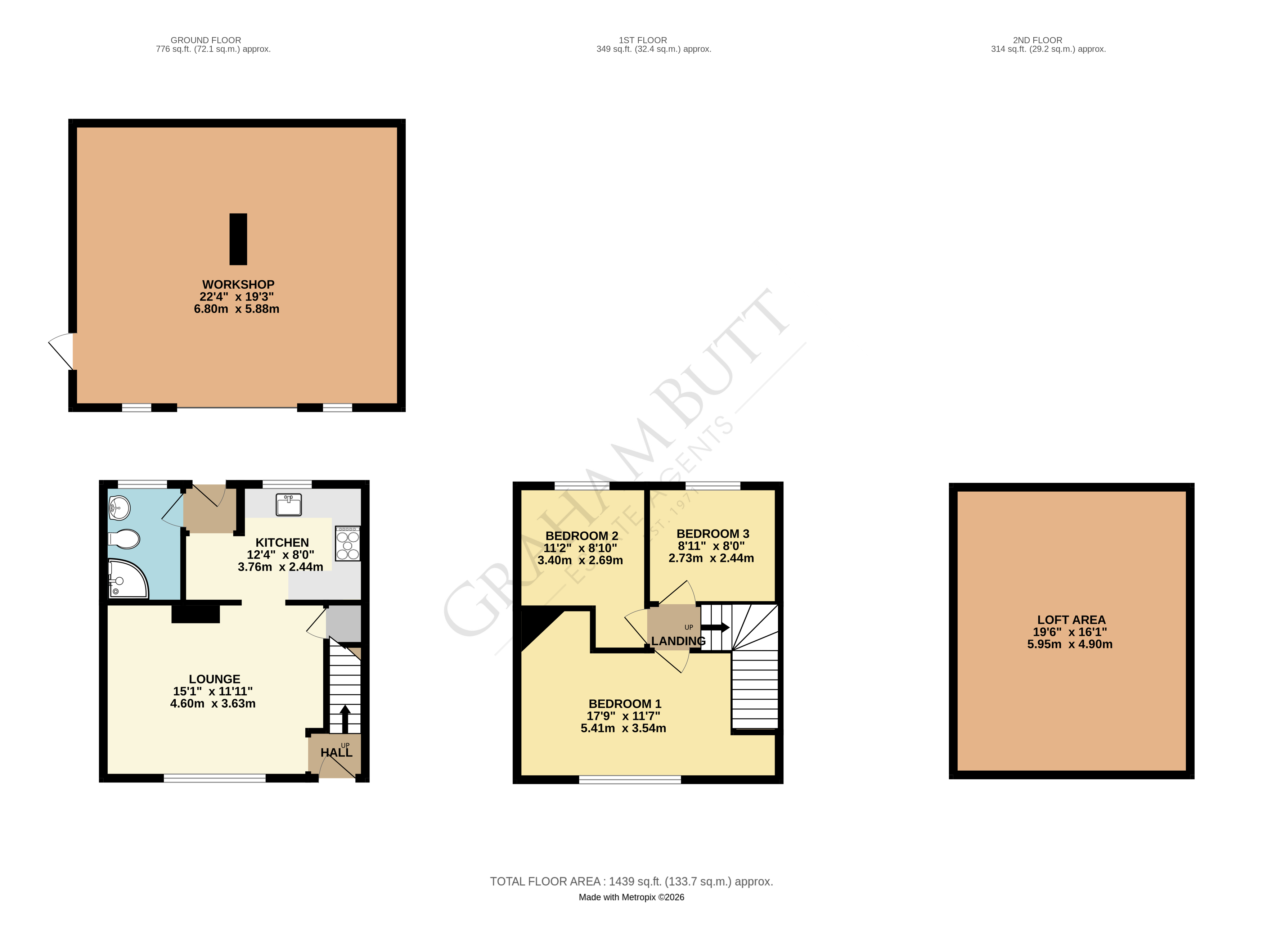 Floorplan for East Preston, Littlehampton, West Sussex