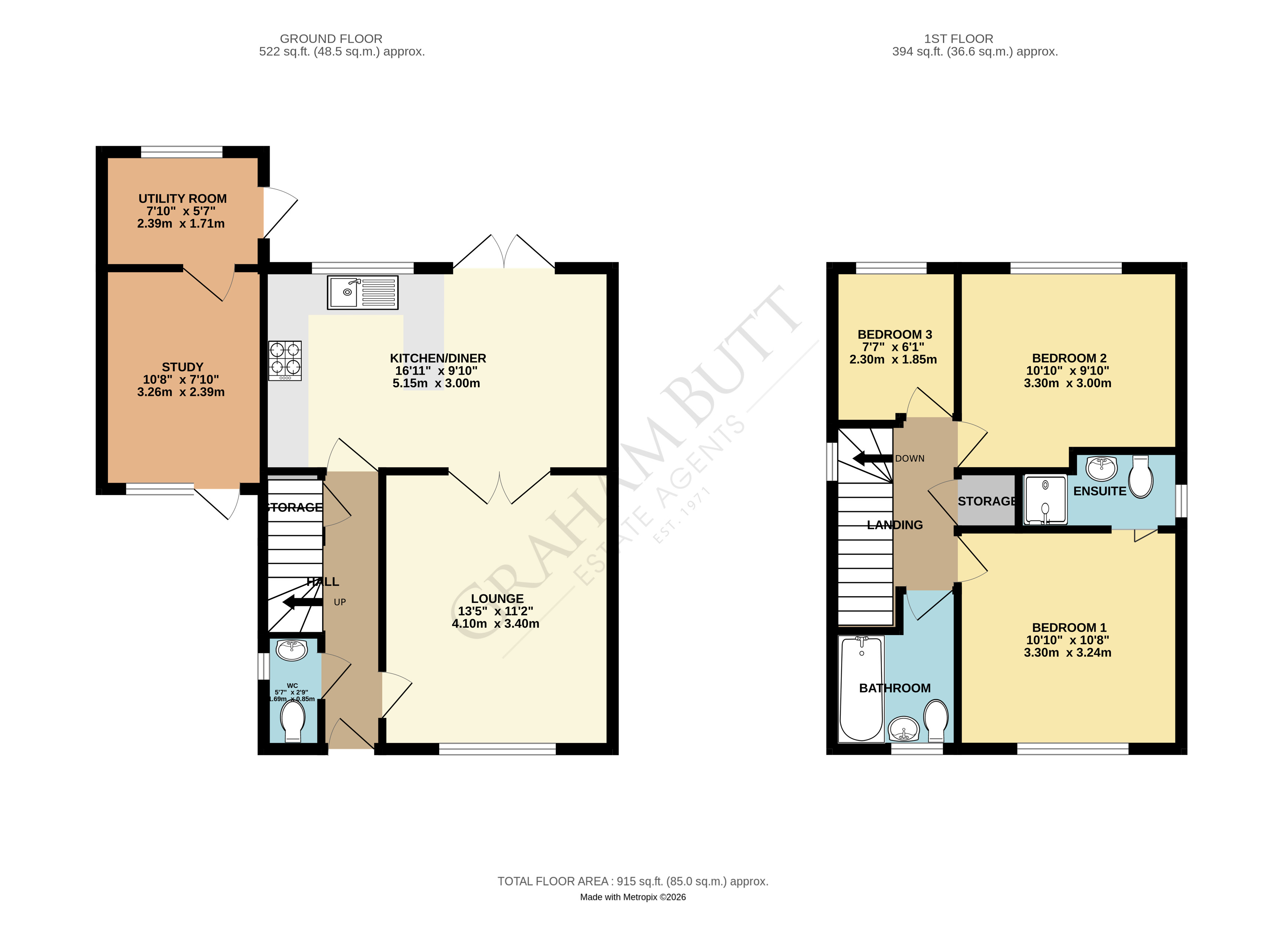 Floorplan for Rustington, Littlehampton, West Sussex