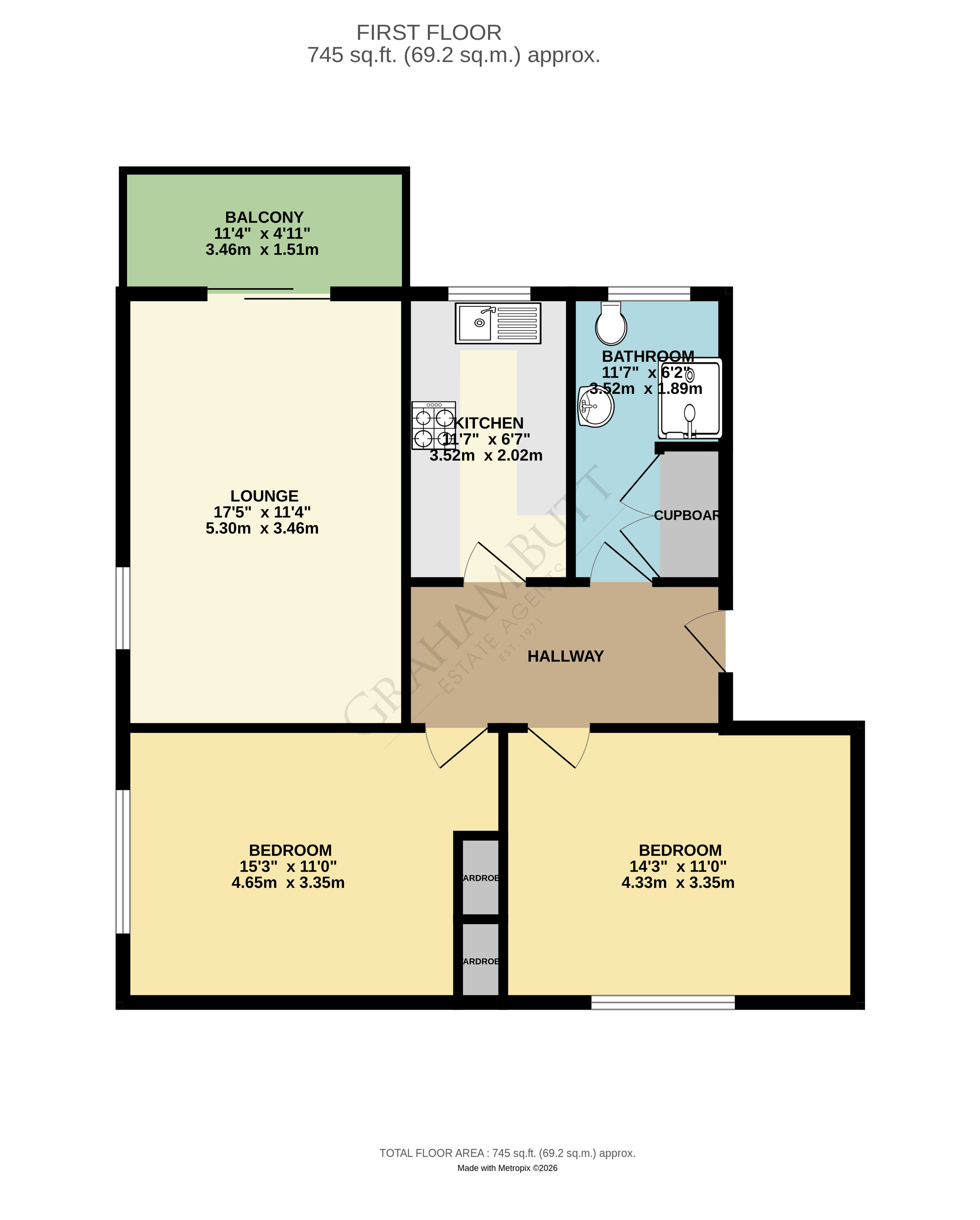Floorplan for Chanctonbury Road, Littlehampton