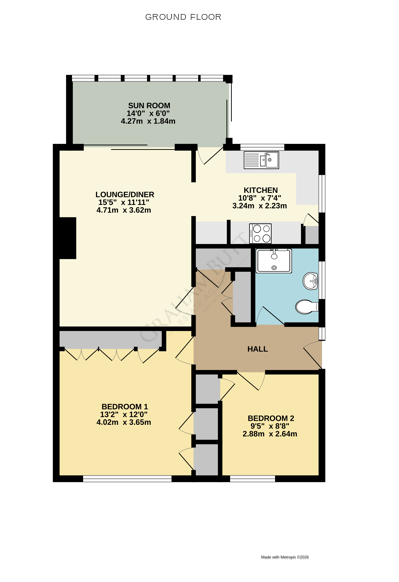 Floorplan for East Preston, Littlehampton, West Sussex