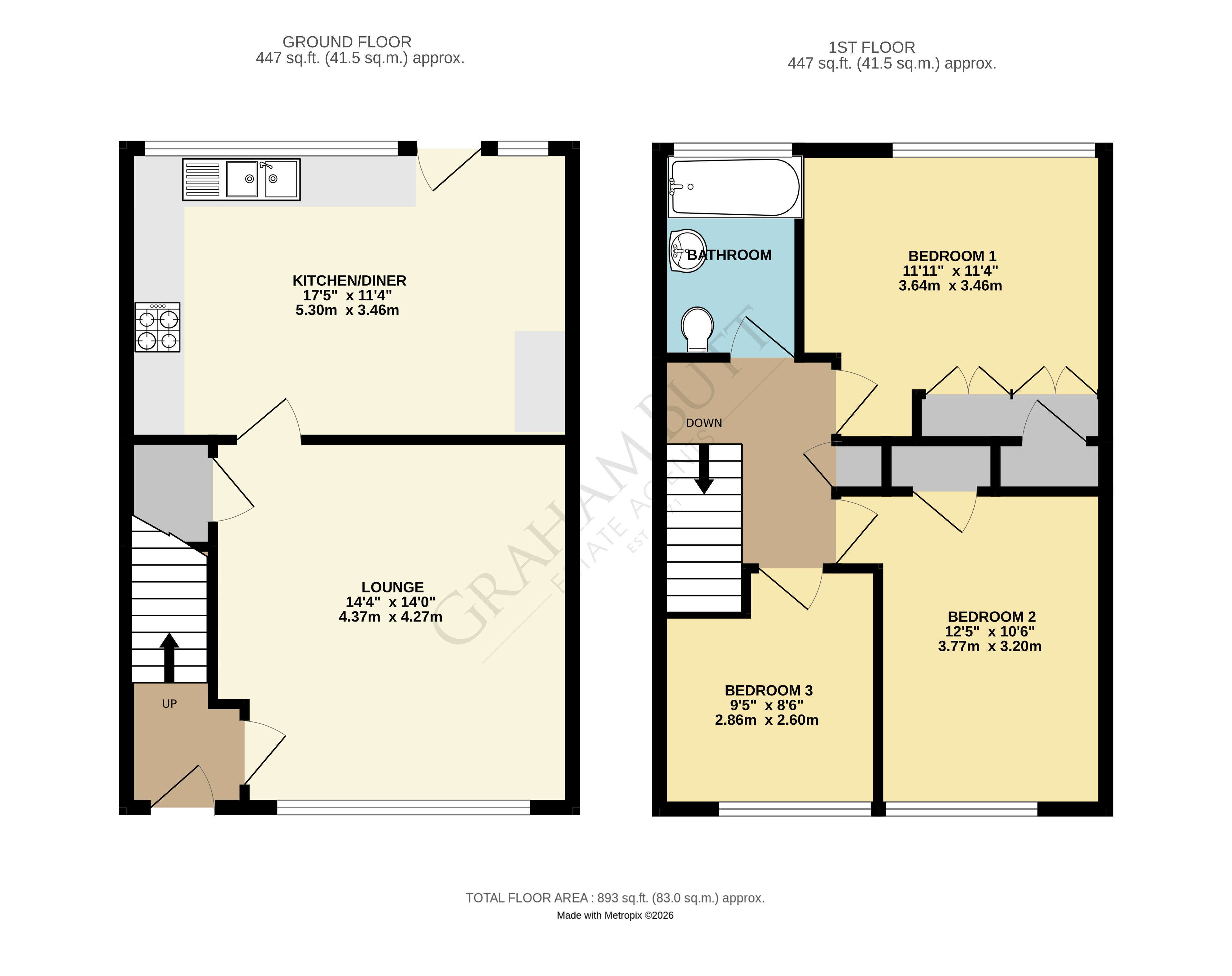 Floorplan for East Preston, Littlehampton, West Sussex