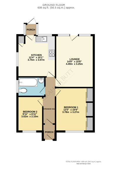 Floorplan for Ashurst Way, East Preston, West Sussex