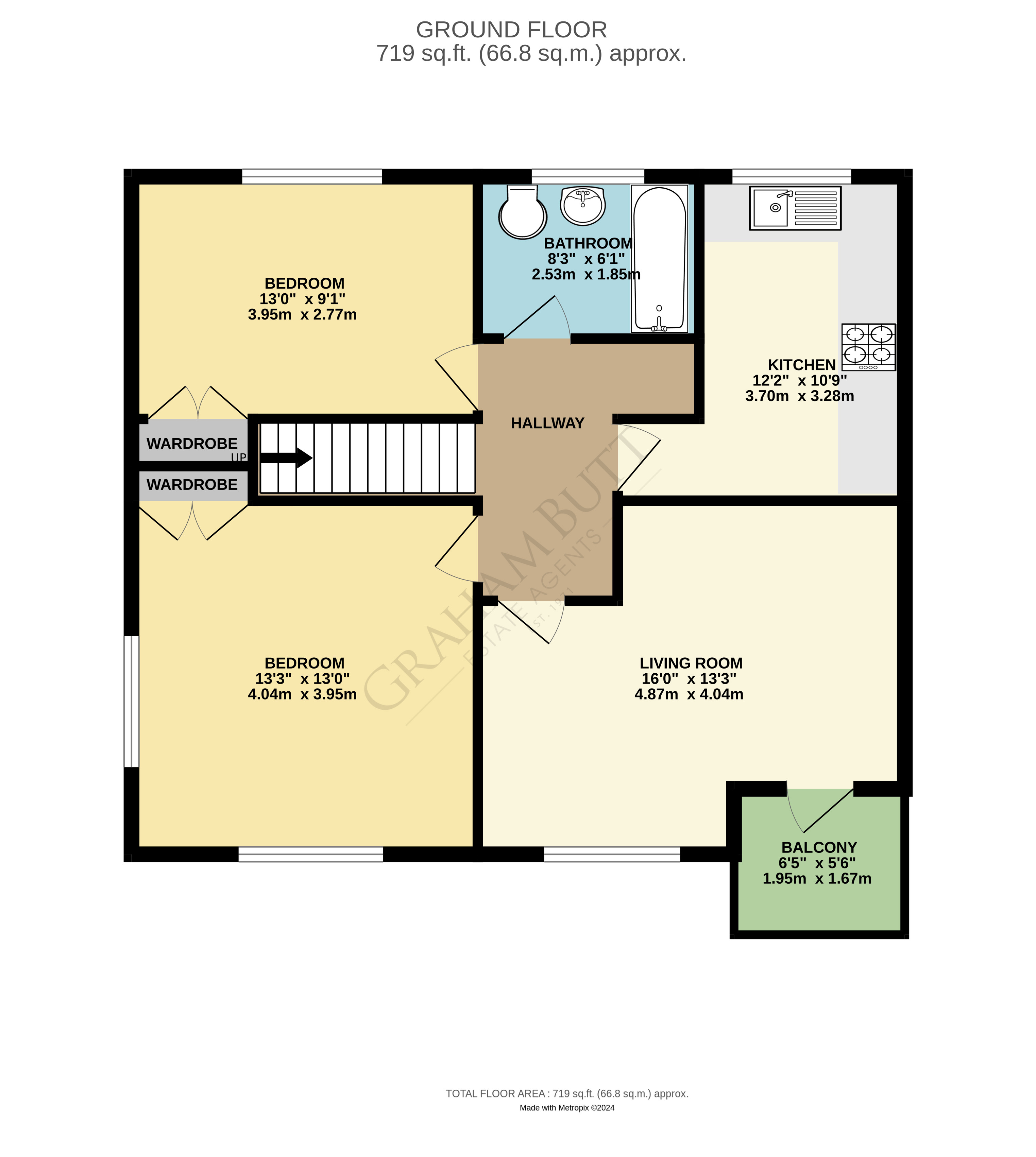 Floorplan for Rustington, Littlehampton, West Sussex