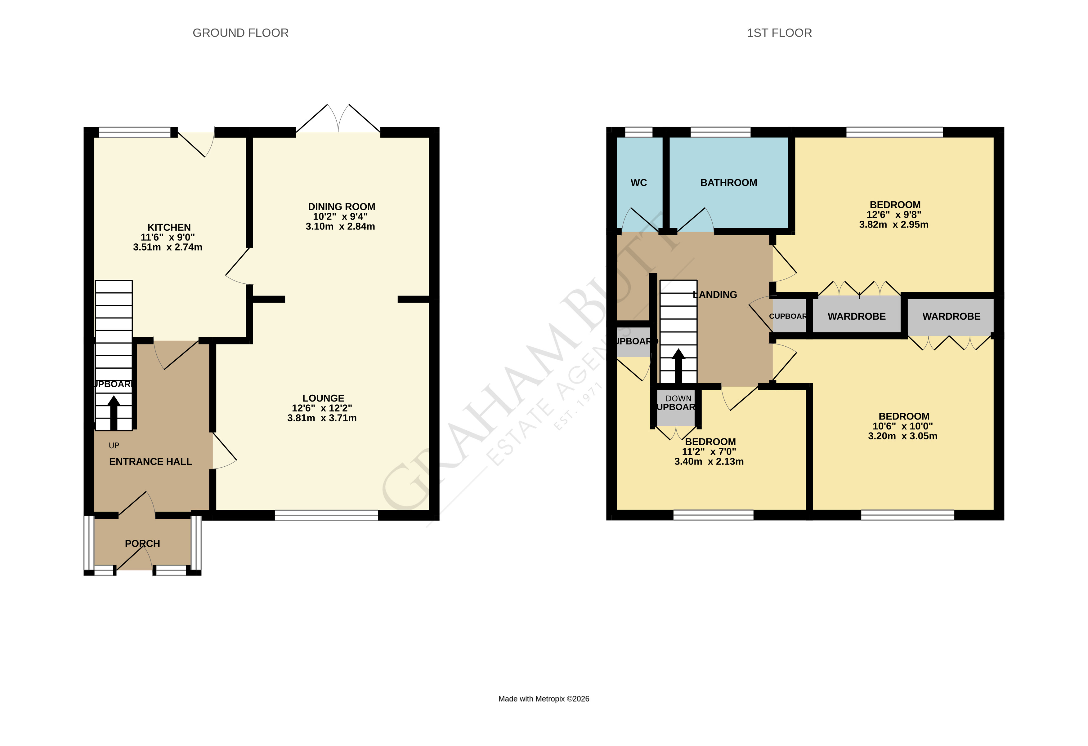 Floorplan for Goring-by-Sea, Worthing, West Sussex