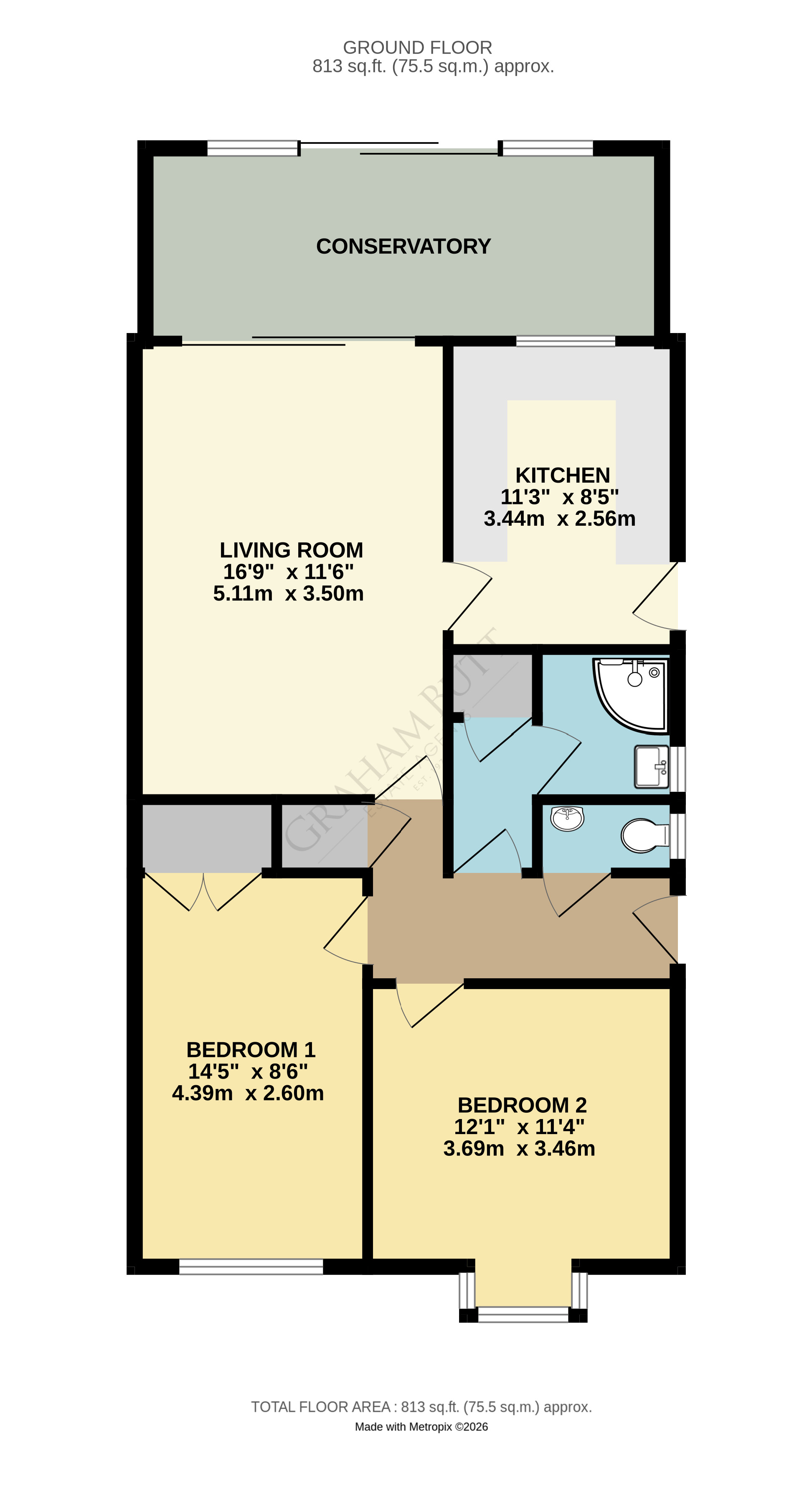 Floorplan for Littlehampton, West Sussex