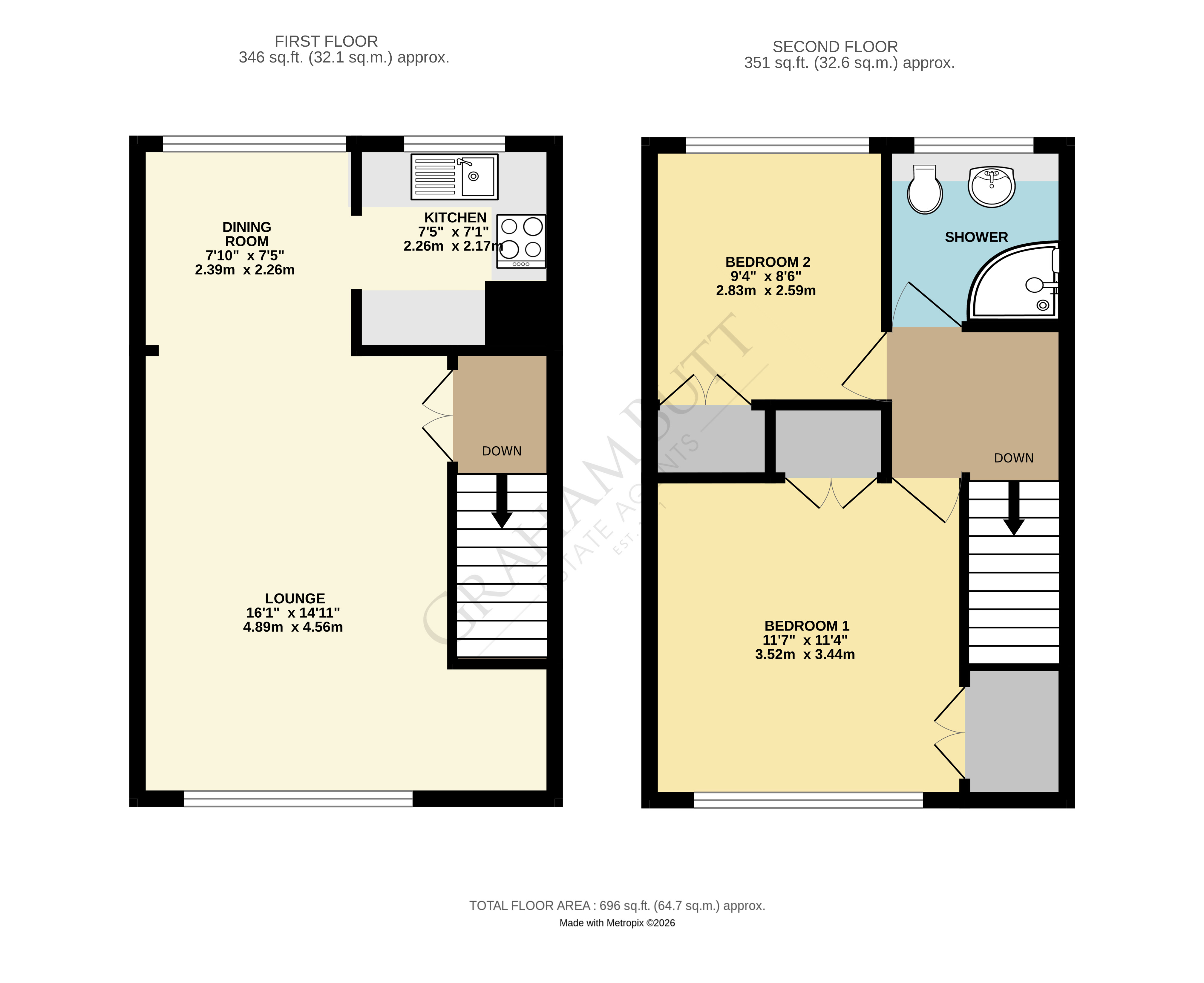 Floorplan for Rustington, Littlehampton, West Sussex