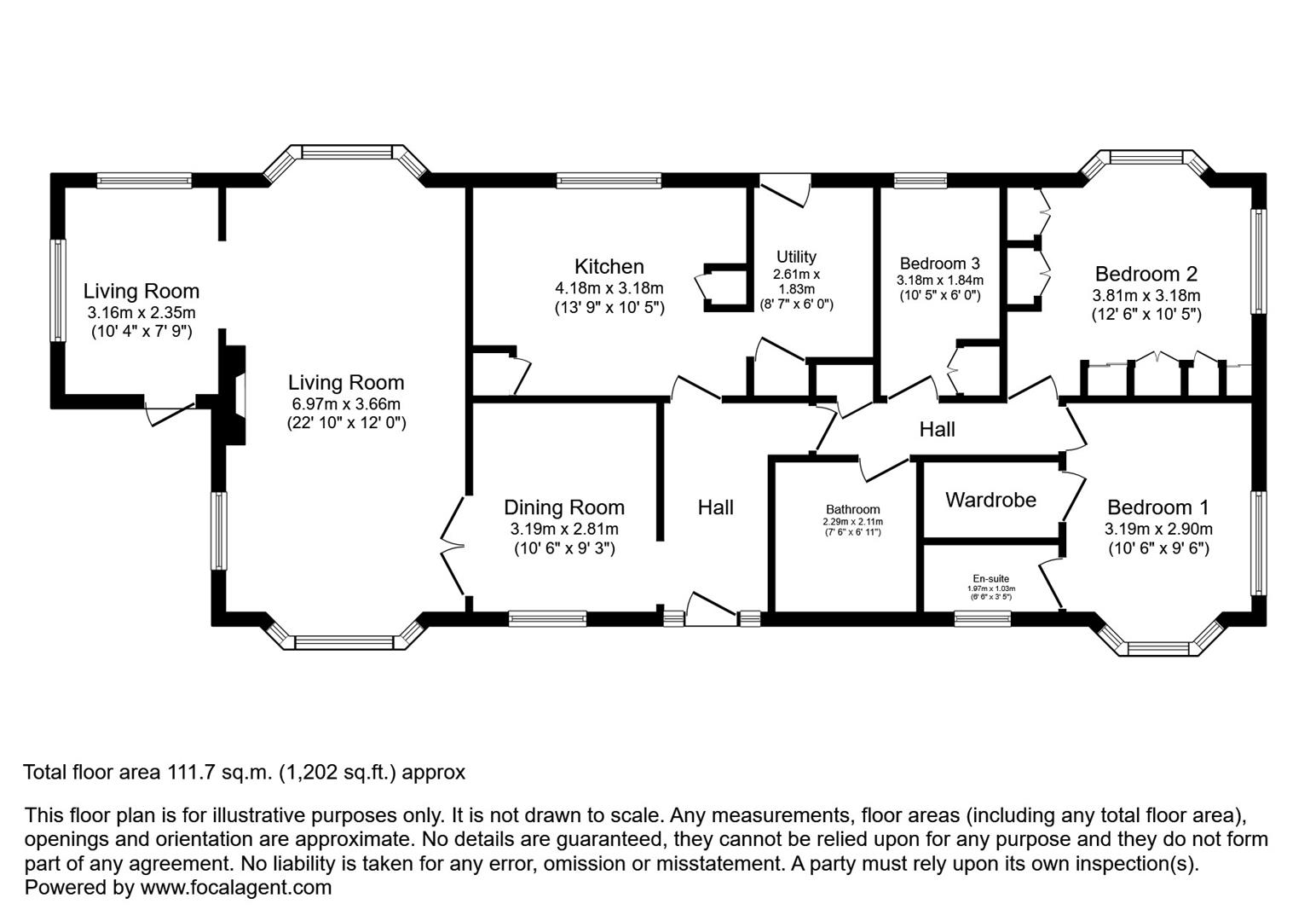 Floorplan for Norton Manor Park, Norton, Presteigne
