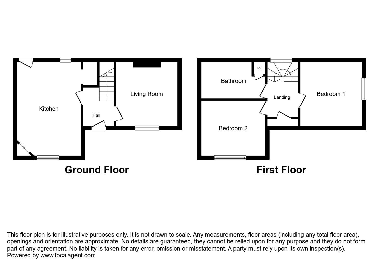 Floorplan for Crabtree Walk, Knighton