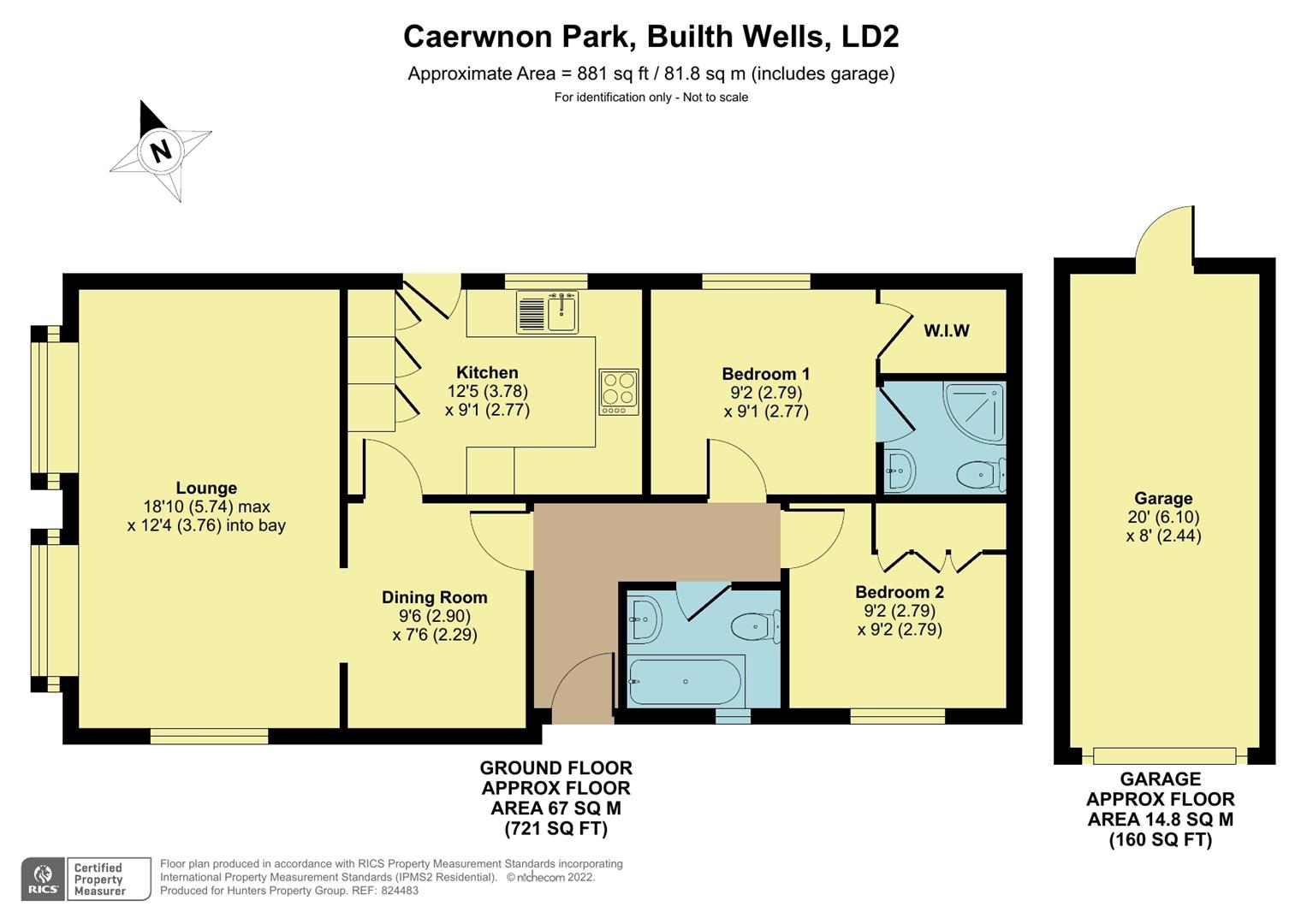 Floorplan for Caerwnon House Park, Builth Wells, LD2 3RP