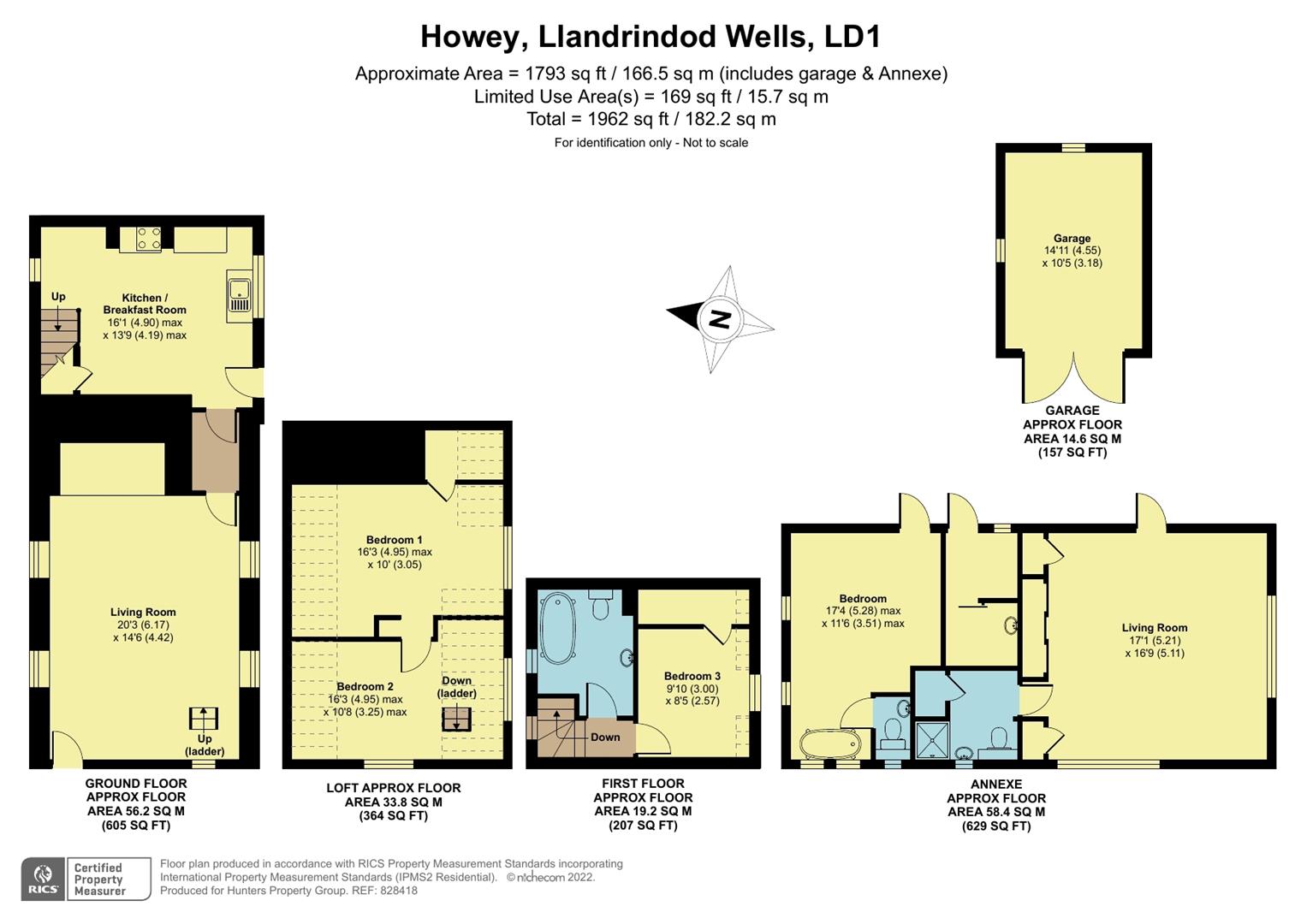 Floorplan for Howey, Llandrindod Wells, LD1 5RF
