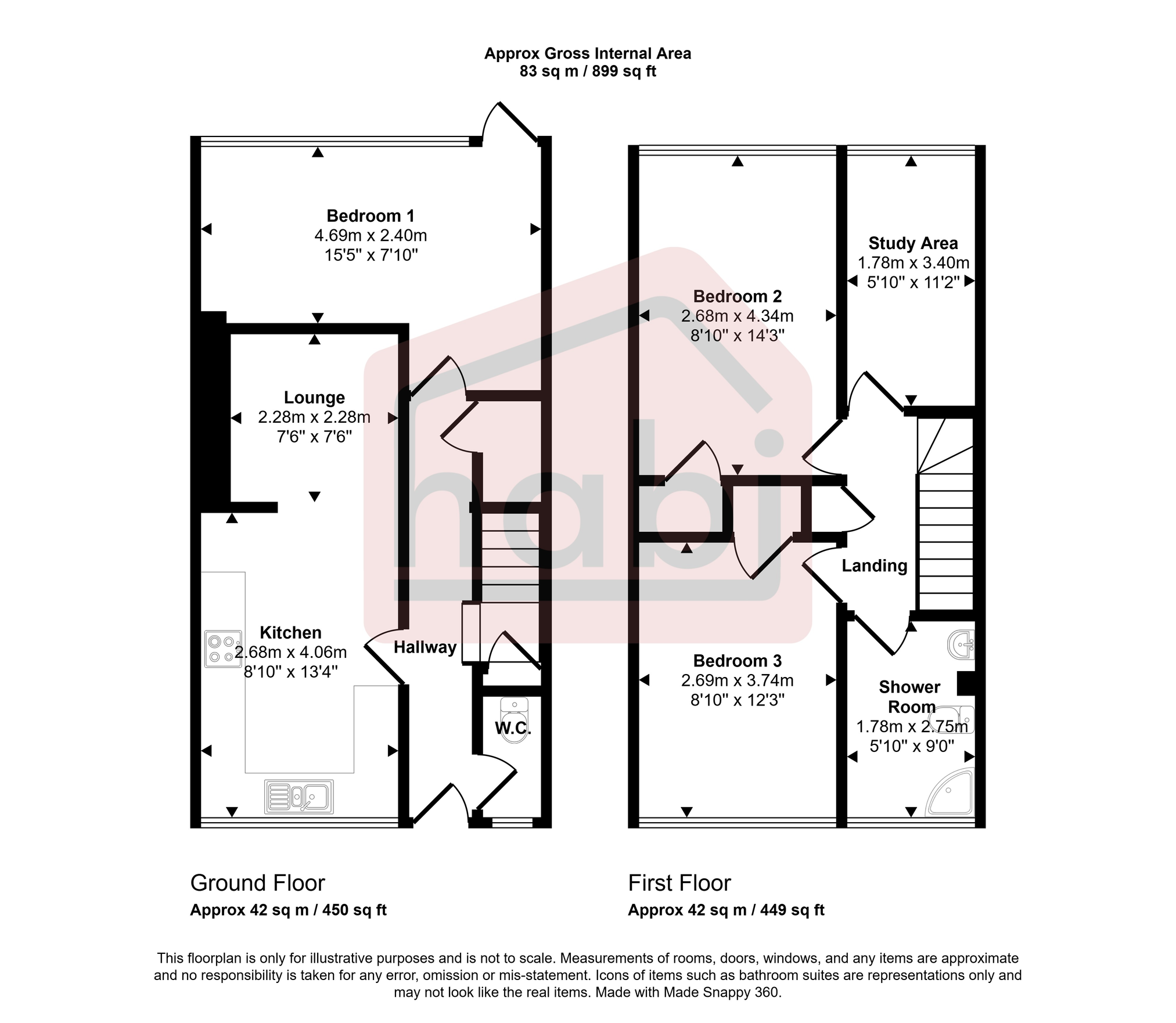 Floorplan for Northfields, Norwich, NR4