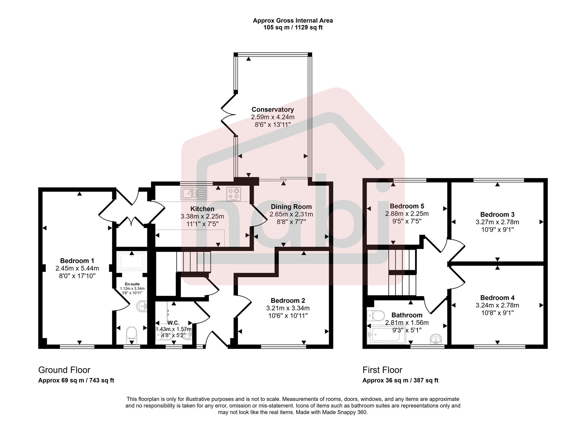 Floorplan for Beecheno Road, Norwich, NR5