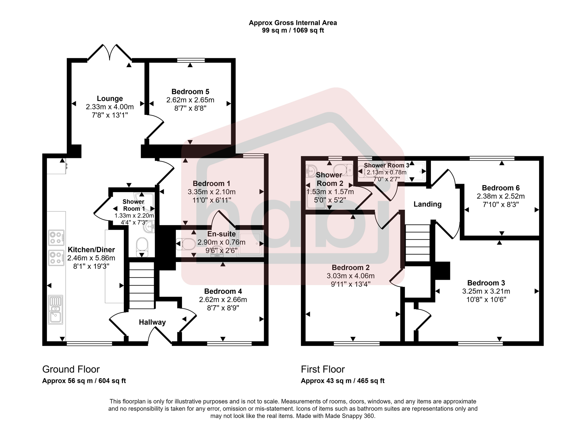 Floorplan for North Park Avenue, Norwich, NR4