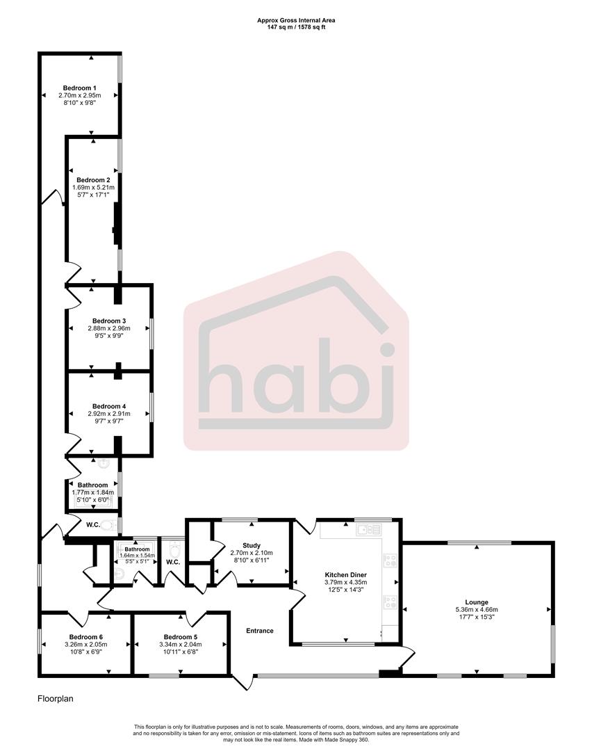 Floorplan for Hurd Road, Norwich, Norfolk