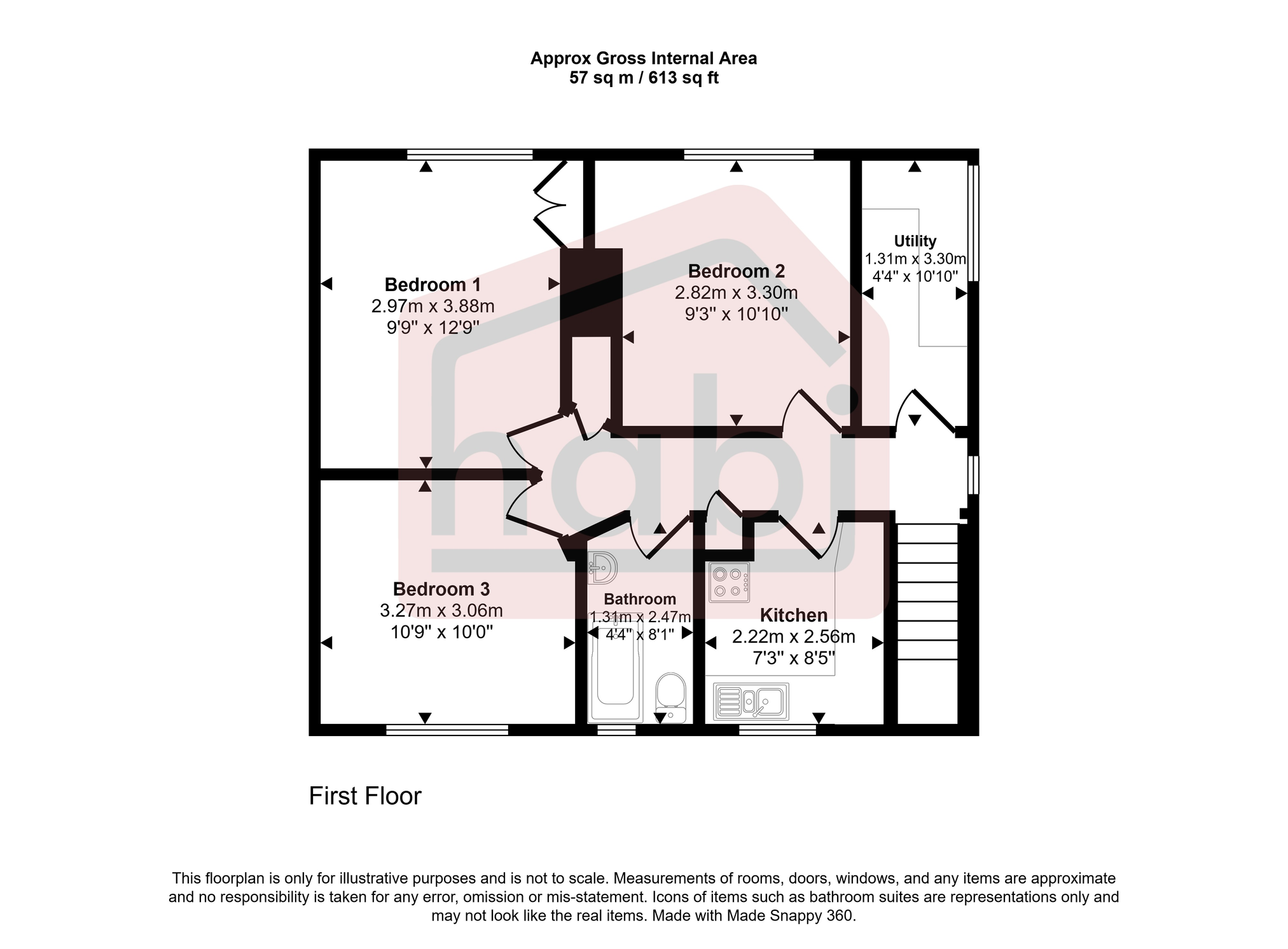 Floorplan for Bluebell Road, Norwich, NR4