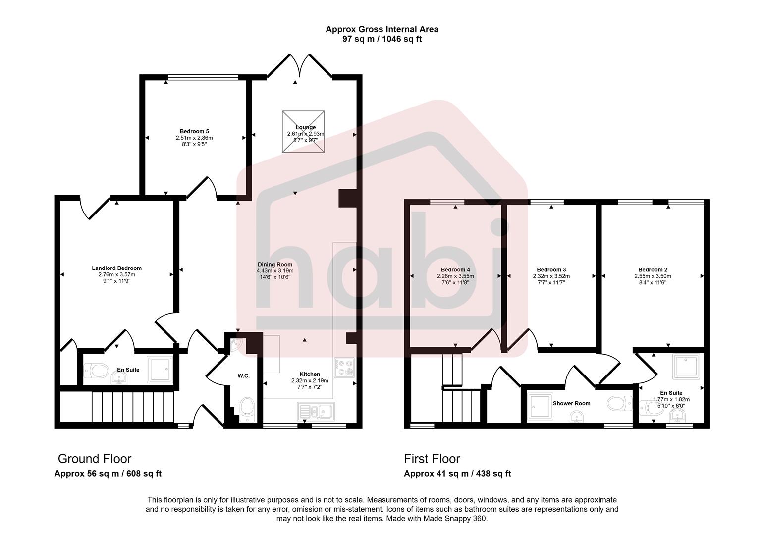 Floorplan for Beloe Avenue, Norwich, Norfolk