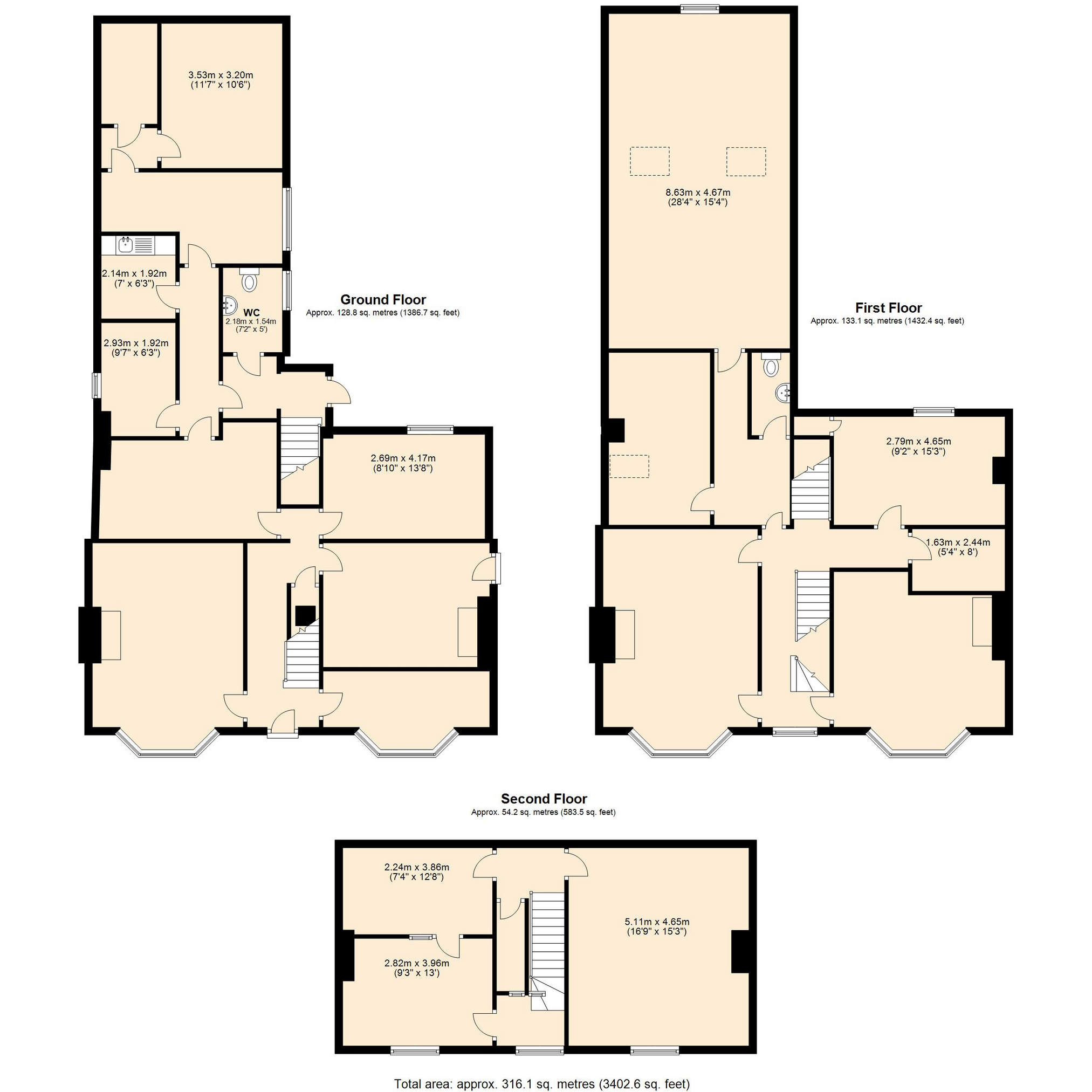 Floorplan for Market Place, Dereham, Norfolk