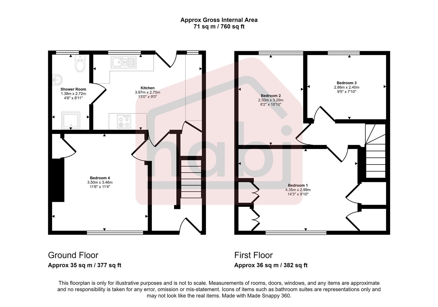 Floorplan for Morse Road, Norwich, NR1