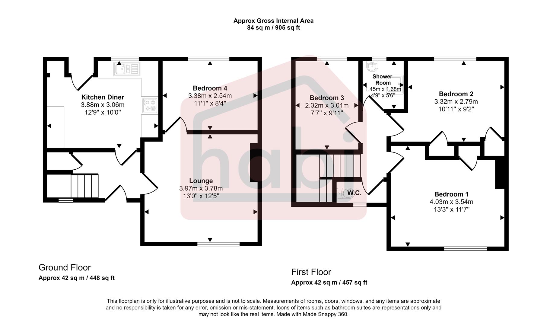 Floorplan for Buckingham Road, Norwich, Norfolk