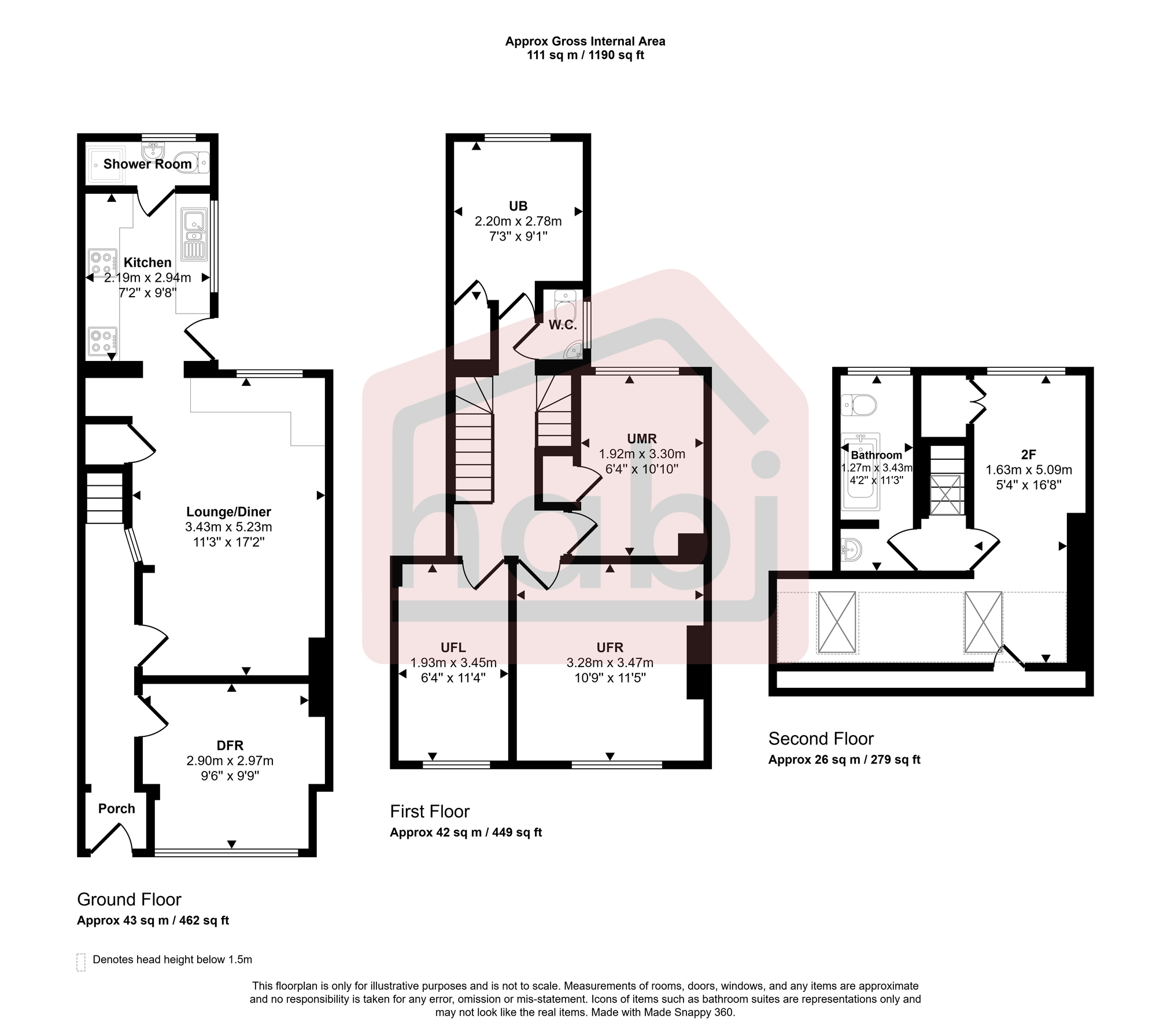Floorplan for Cambridge Street, Norwich, NR2