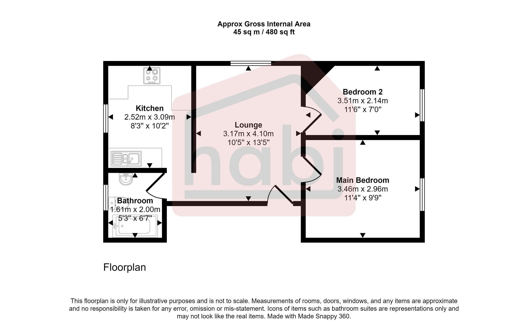 Floorplan for Pegasus Models Ltd, 88 Catton Grove Road, Norwich, Norfolk