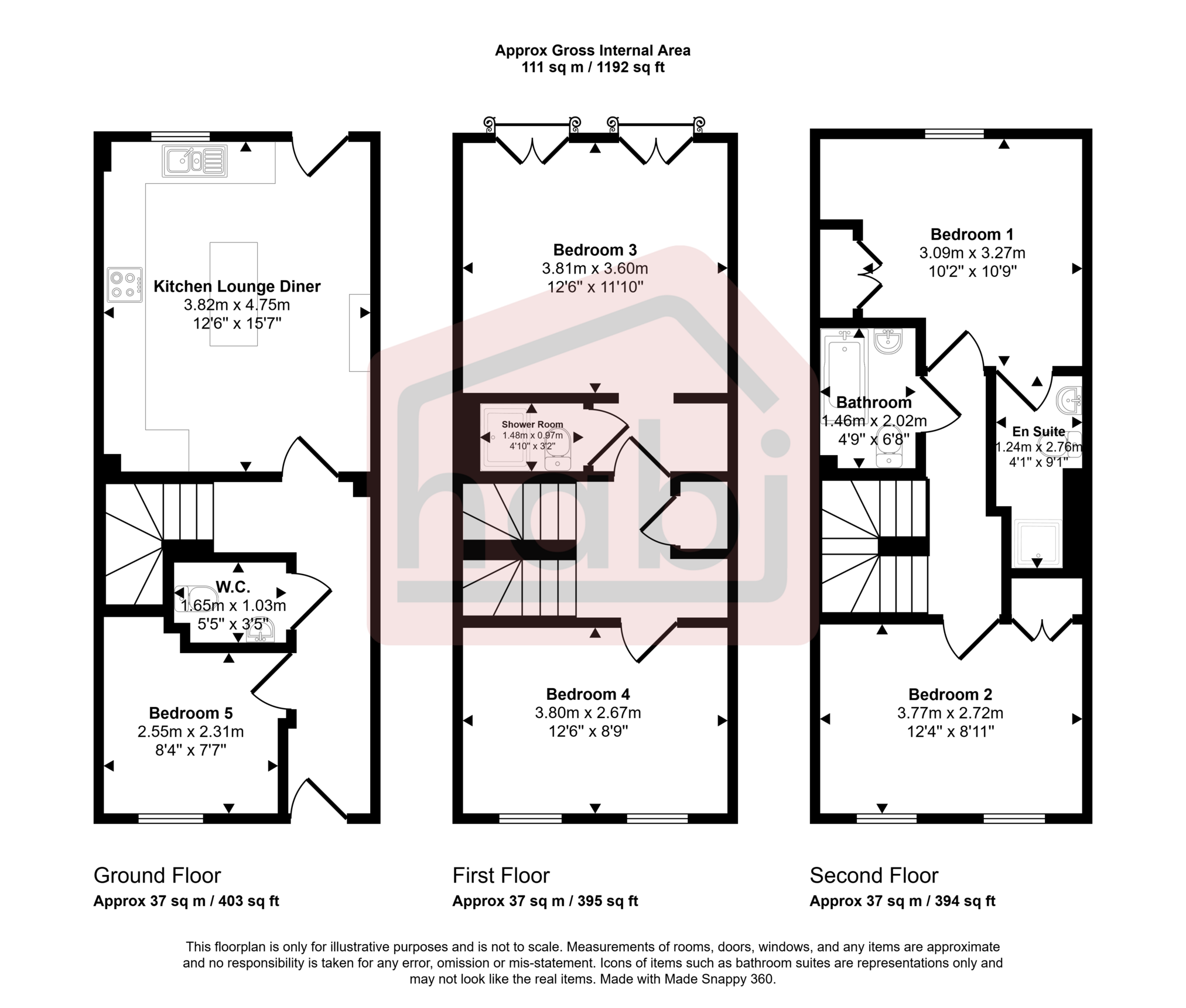 Floorplan for Copenhagen Way, Norwich, Norfolk