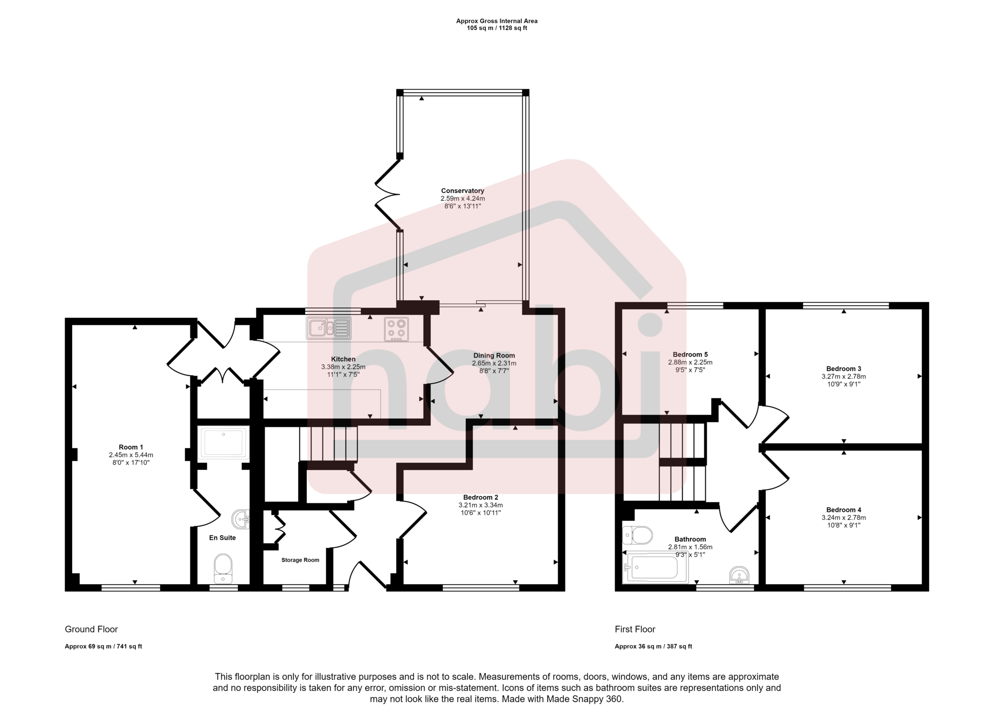 Floorplan for Beecheno Road, Norwich, Norfolk