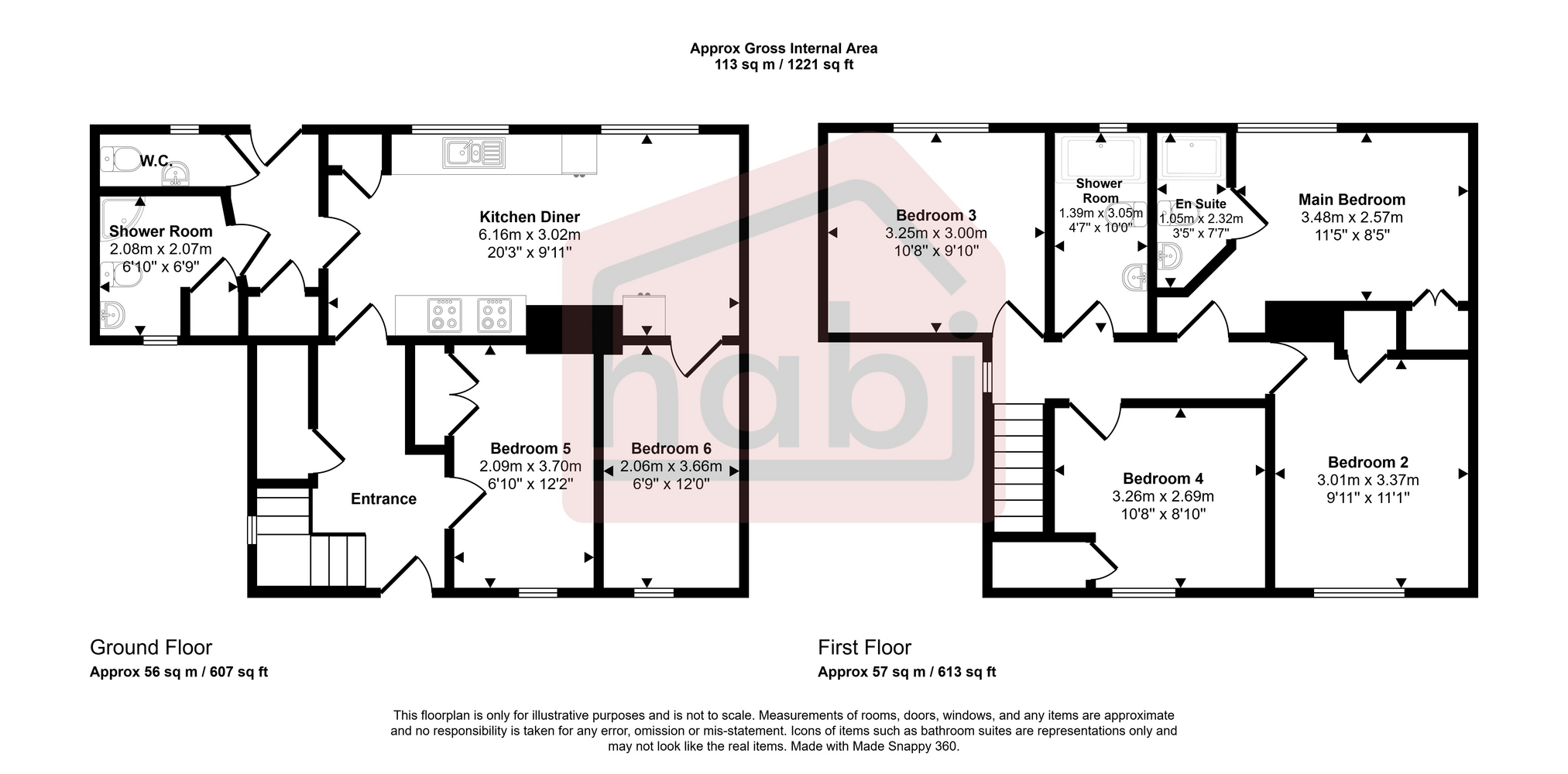 Floorplan for Enfield Road, Norwich, Norfolk