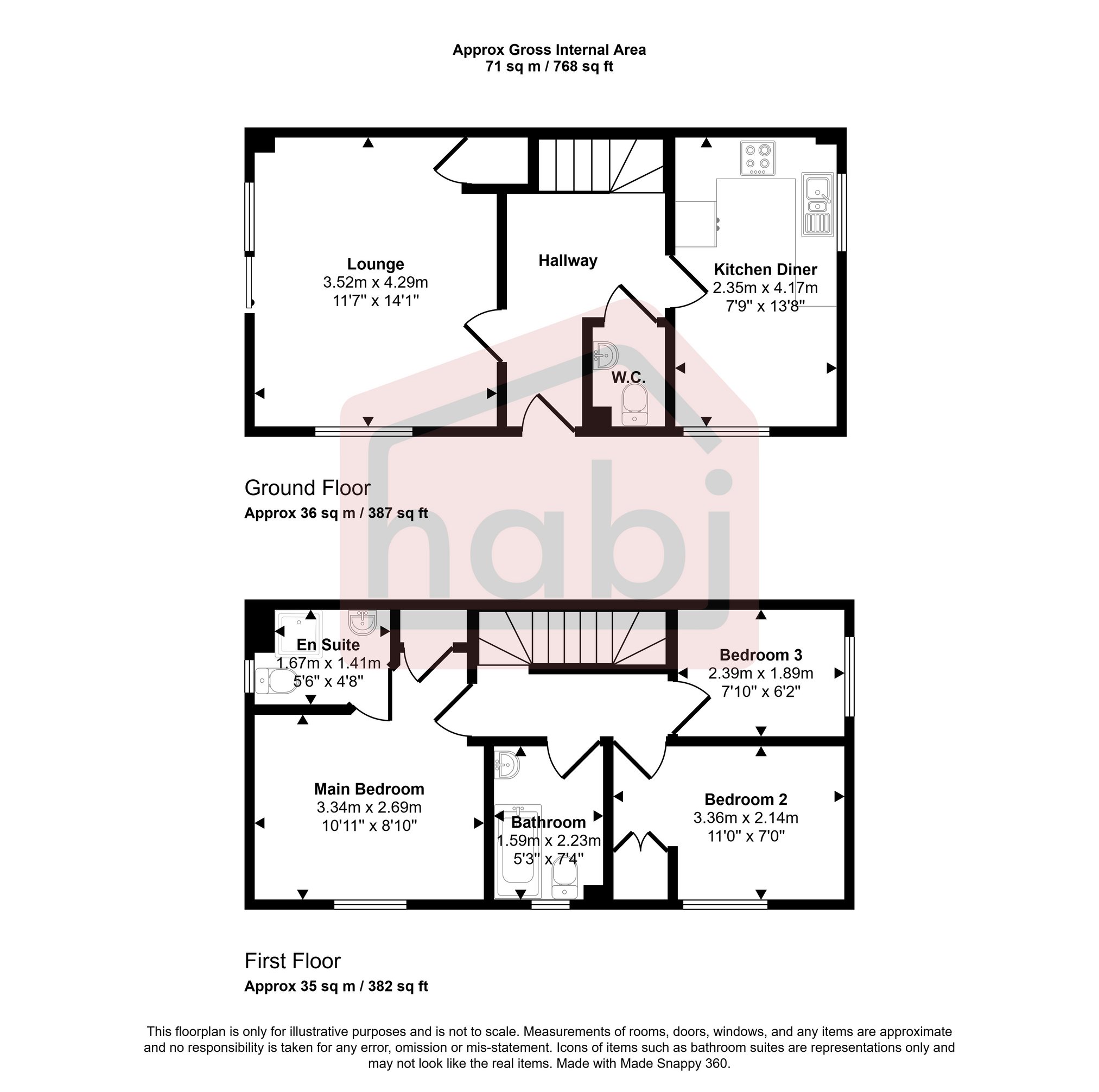 Floorplan for Lobelia Lane, Cringleford, Norwich, Norfolk