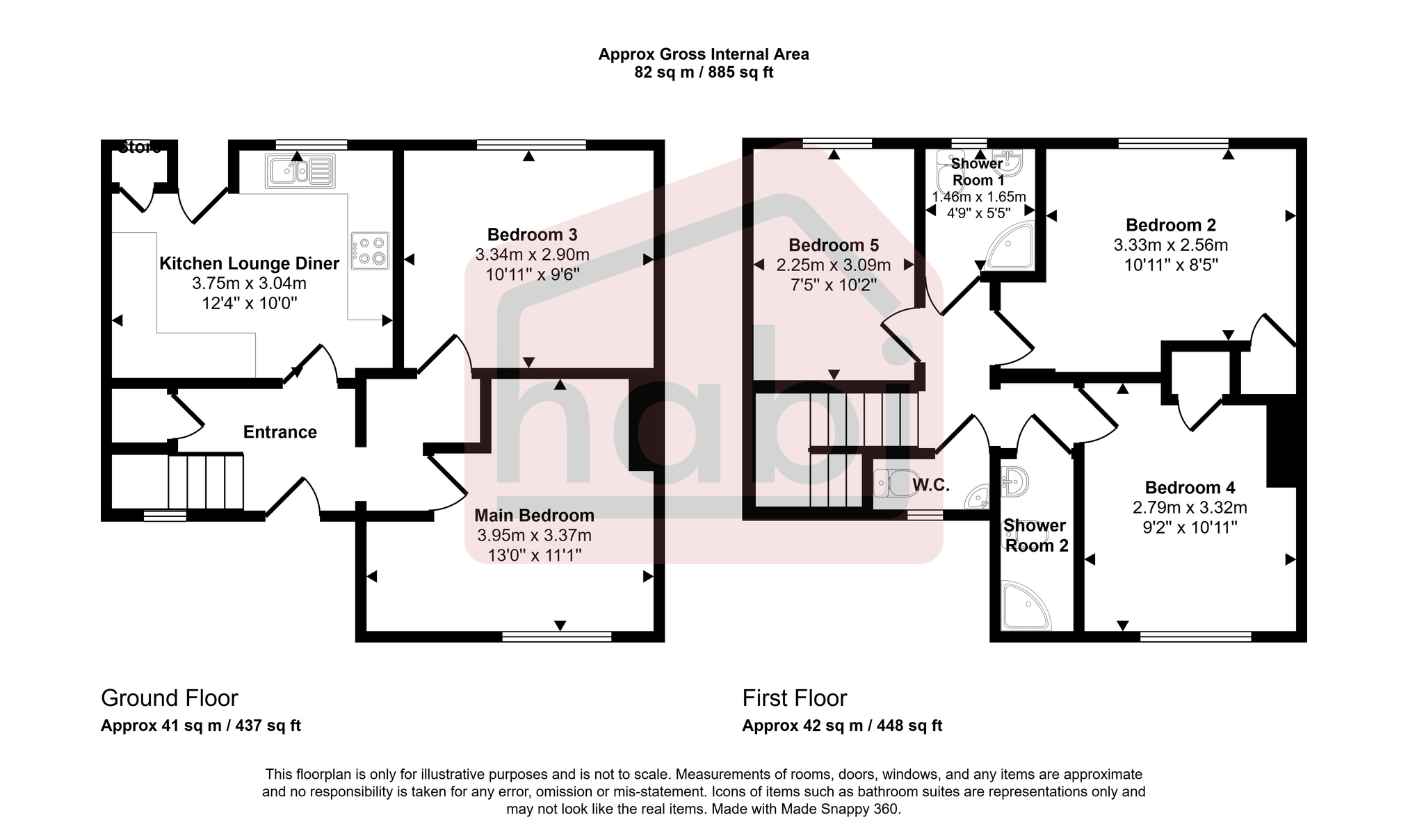 Floorplan for Peckover Road, Norwich, NR4